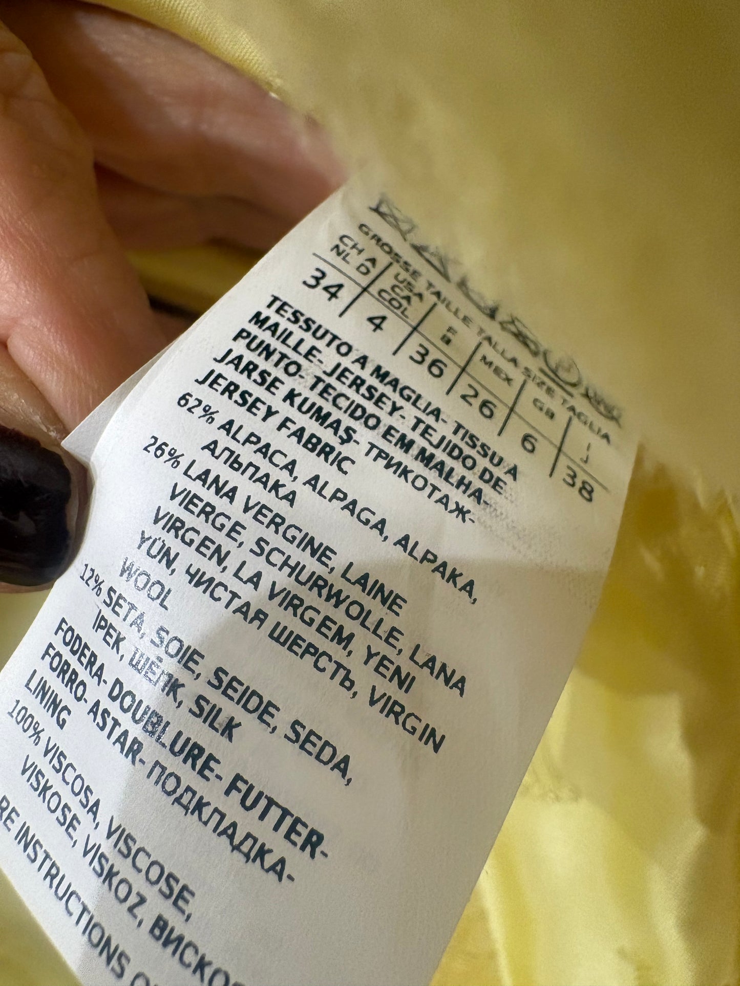 Intrend ( Max Mara ) teddy bear giallo oversize 38