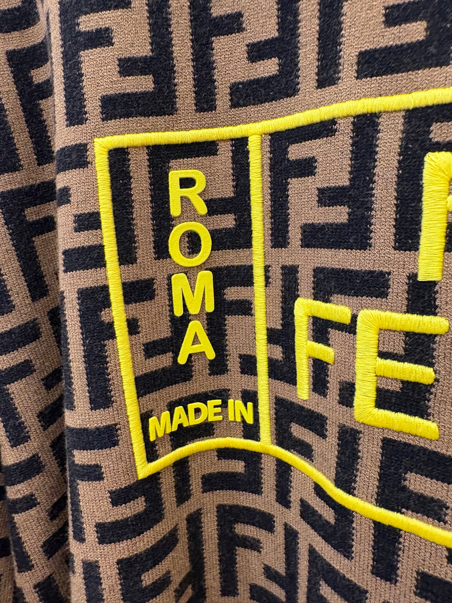 Fendi maglione   "Roma Amor" Monogram FF