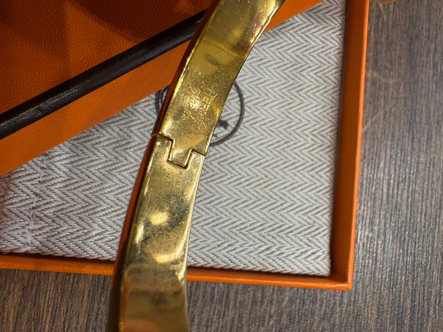 Hermès Mini Clic Chaîne d'Ancre con stampa Mors à Jouets