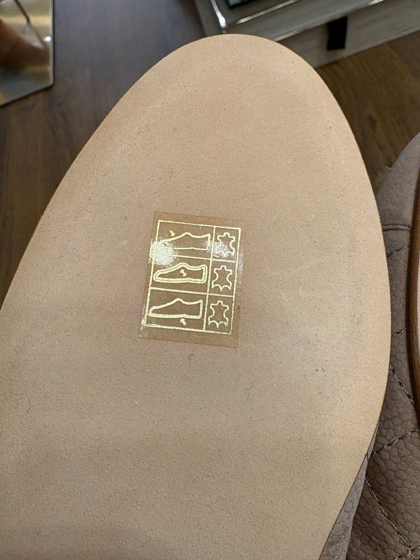 Chanel Ballerine Cambon in Pelle Scamosciata Trapuntata Beige Classico. Nuove