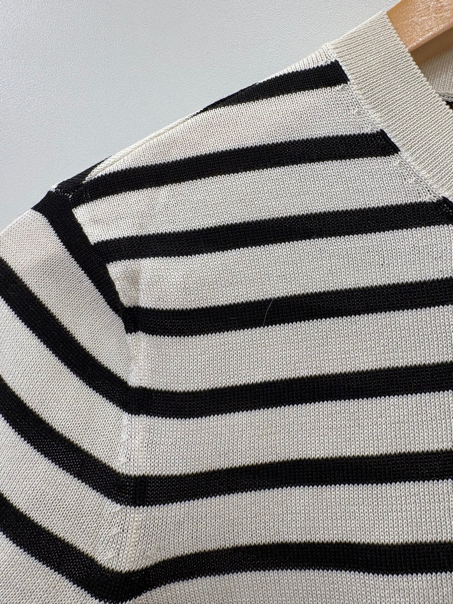 Dior maglia J’Adior 8 righe bianche e nere