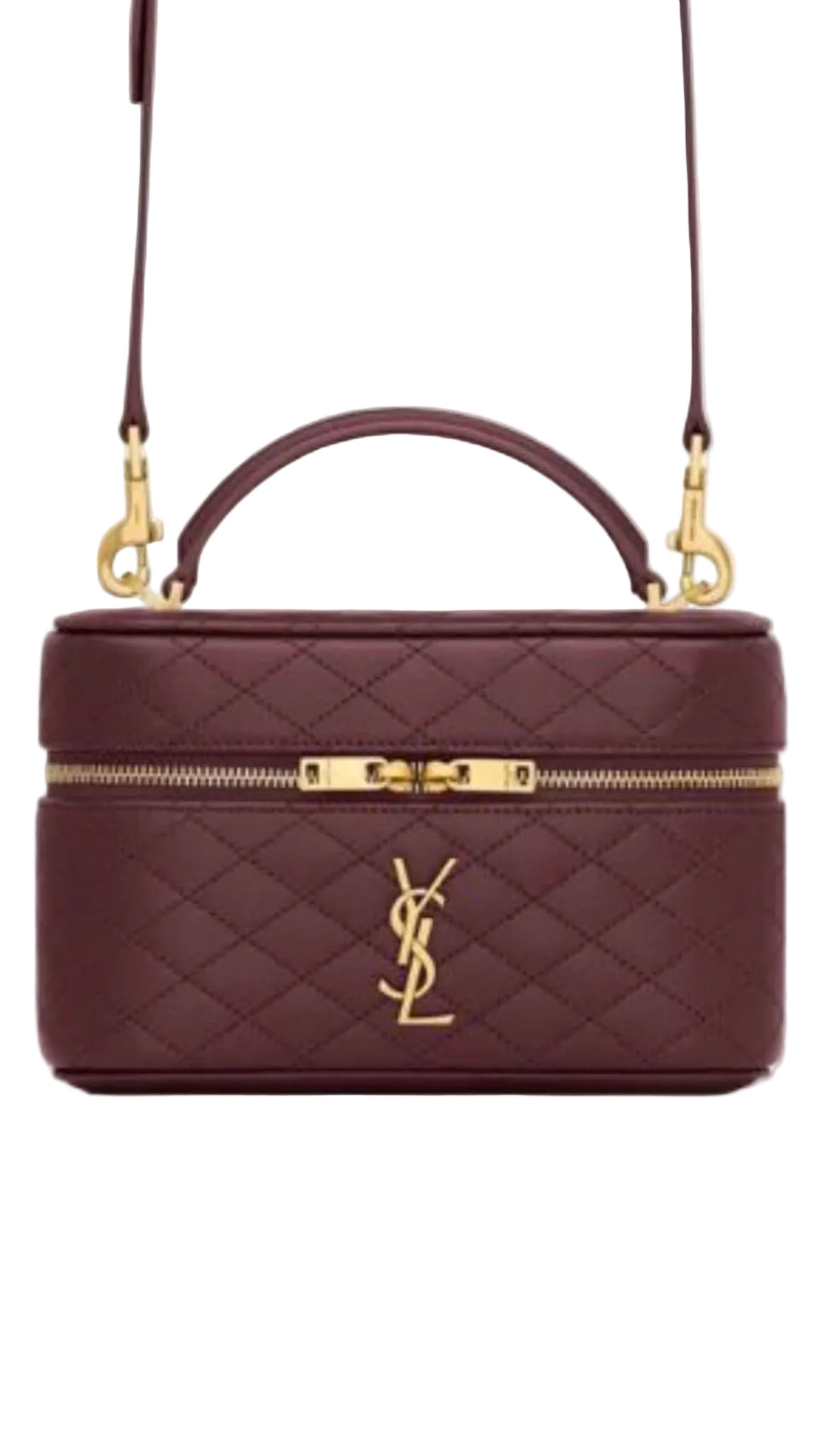 YSL  GABY VANITY IN PELLE DI AGNELLO
ROUGE CABERNET
