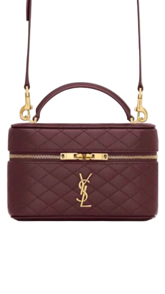 YSL  GABY VANITY IN PELLE DI AGNELLO
ROUGE CABERNET