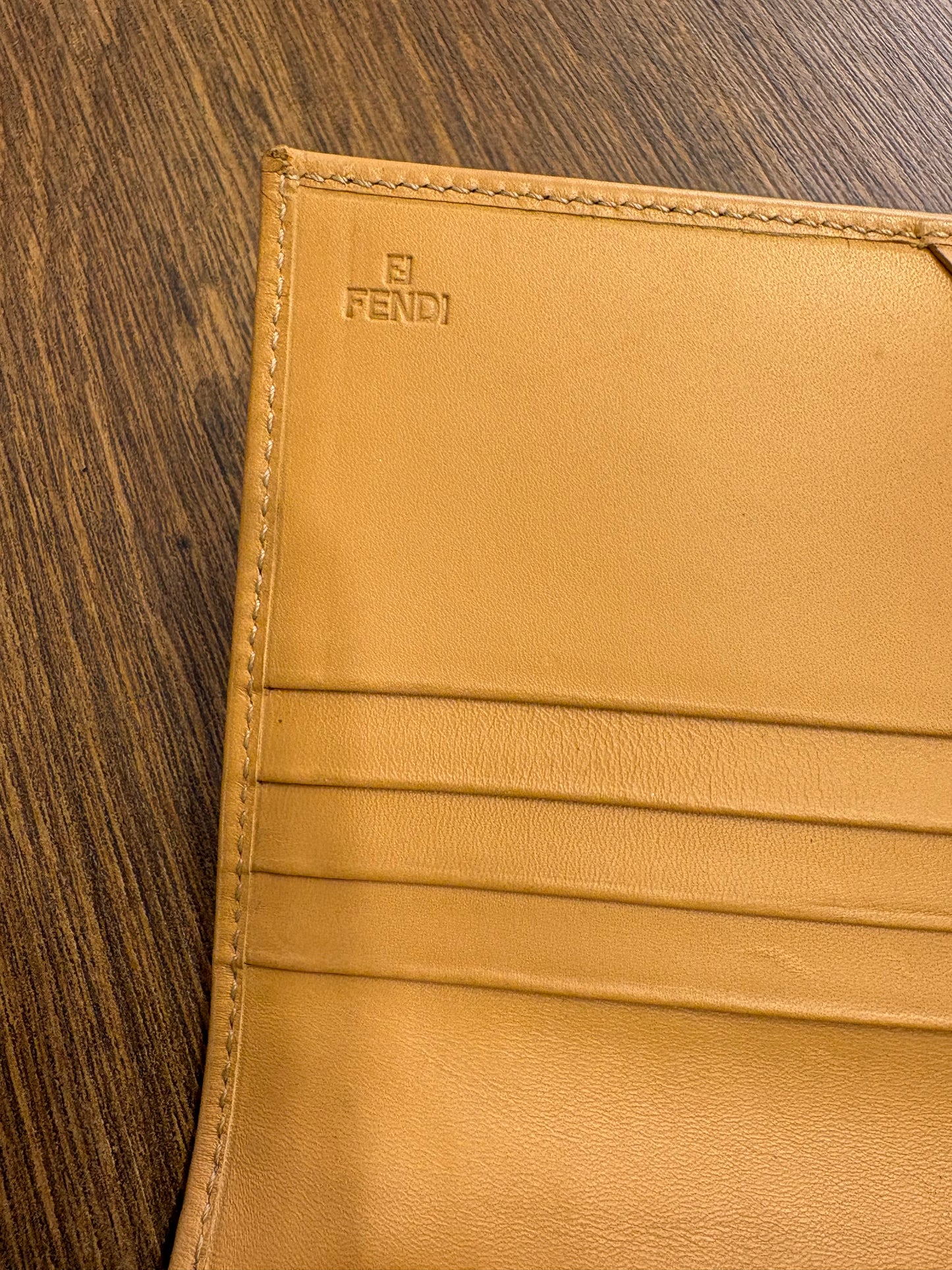 Fendi portafoglio tela zucca  vintage ( nuovo )
