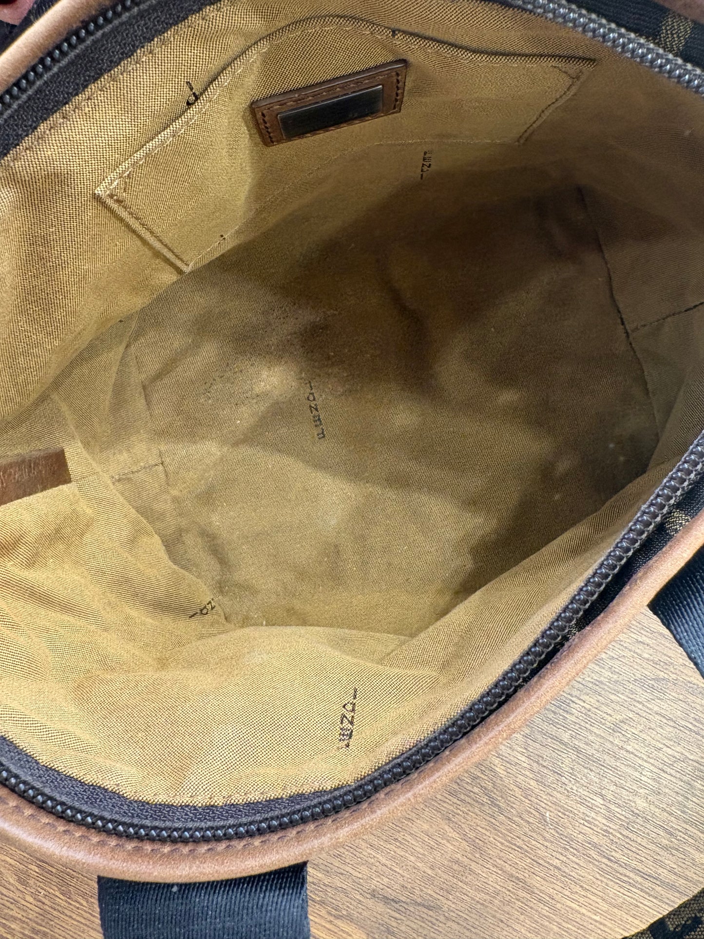 Fendi Vintage Mini Shopper FF Zucca con Lucchetto