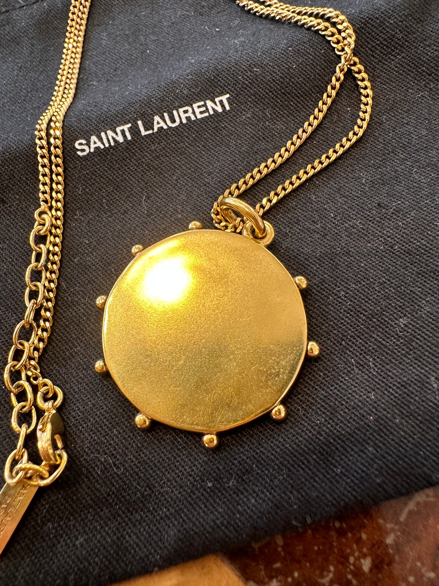 Ysl Anchor - Medallion Necklace