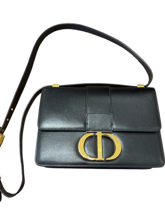 Dior borsa 30 Montaigne vitello nero