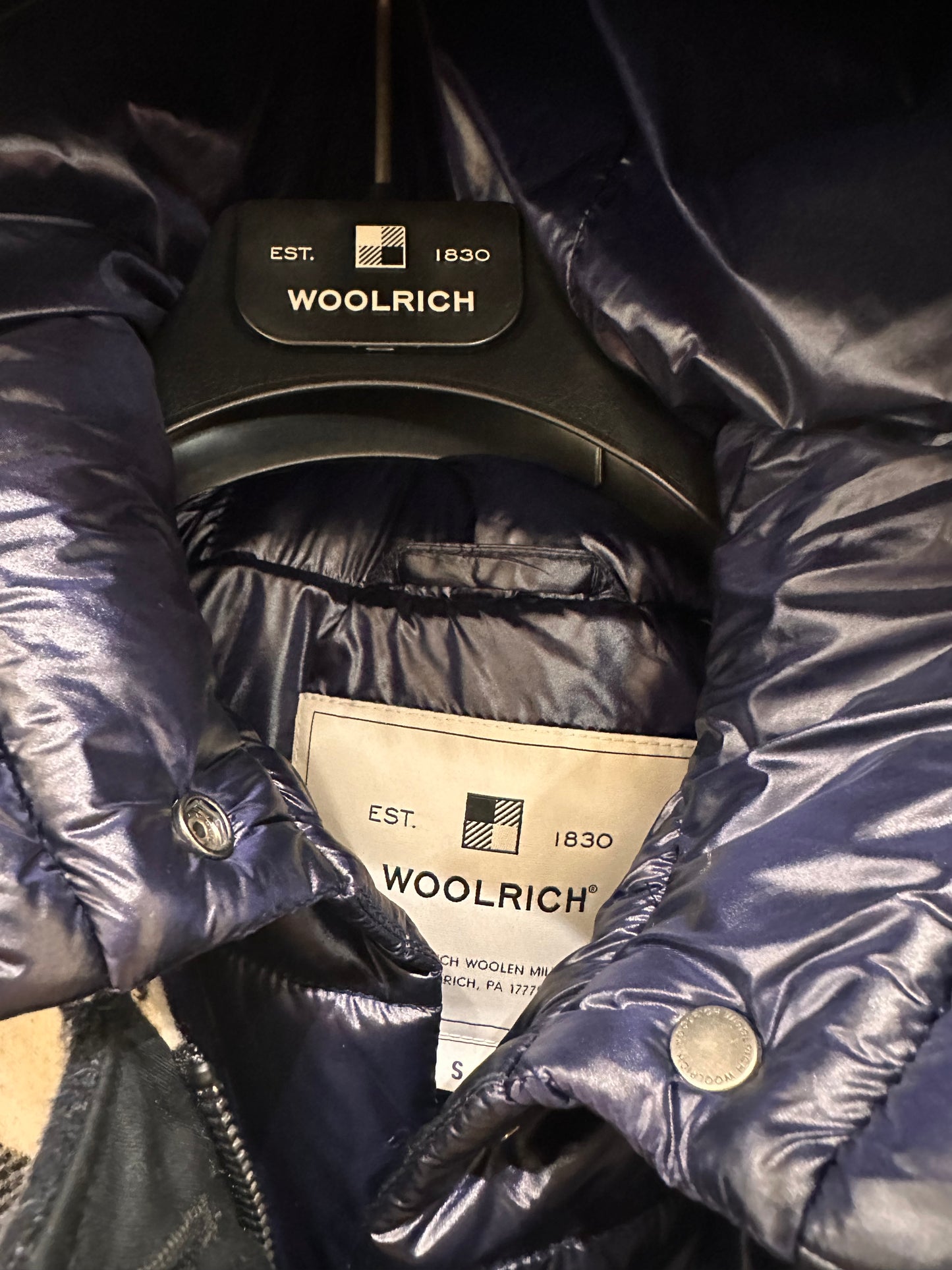 Woolrich cappotto lana interno piumino