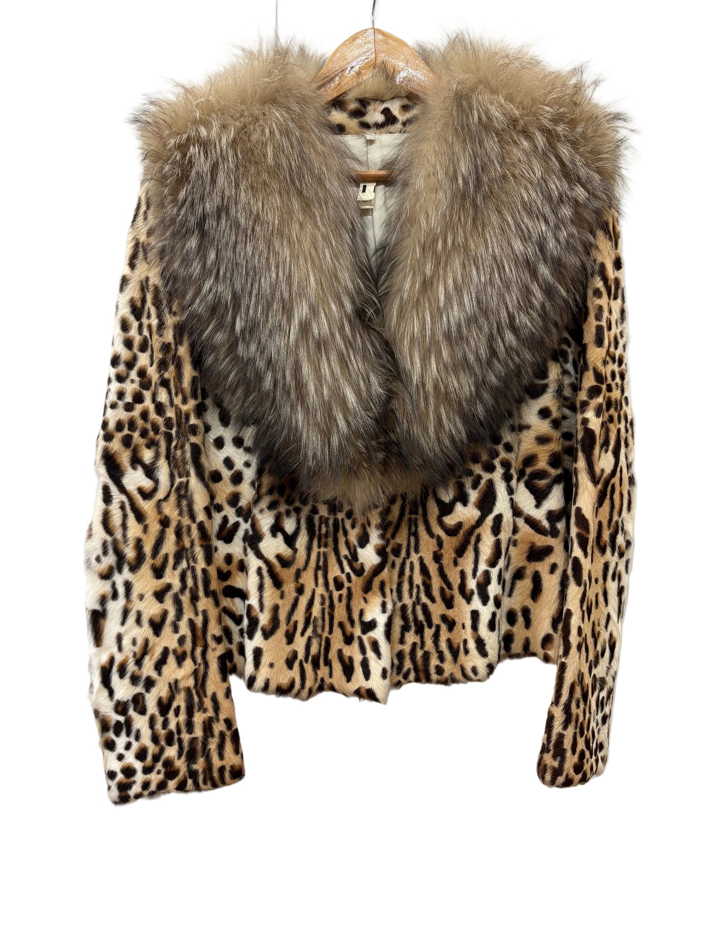 Giacca in lapin e revers in volpe .ita Xs