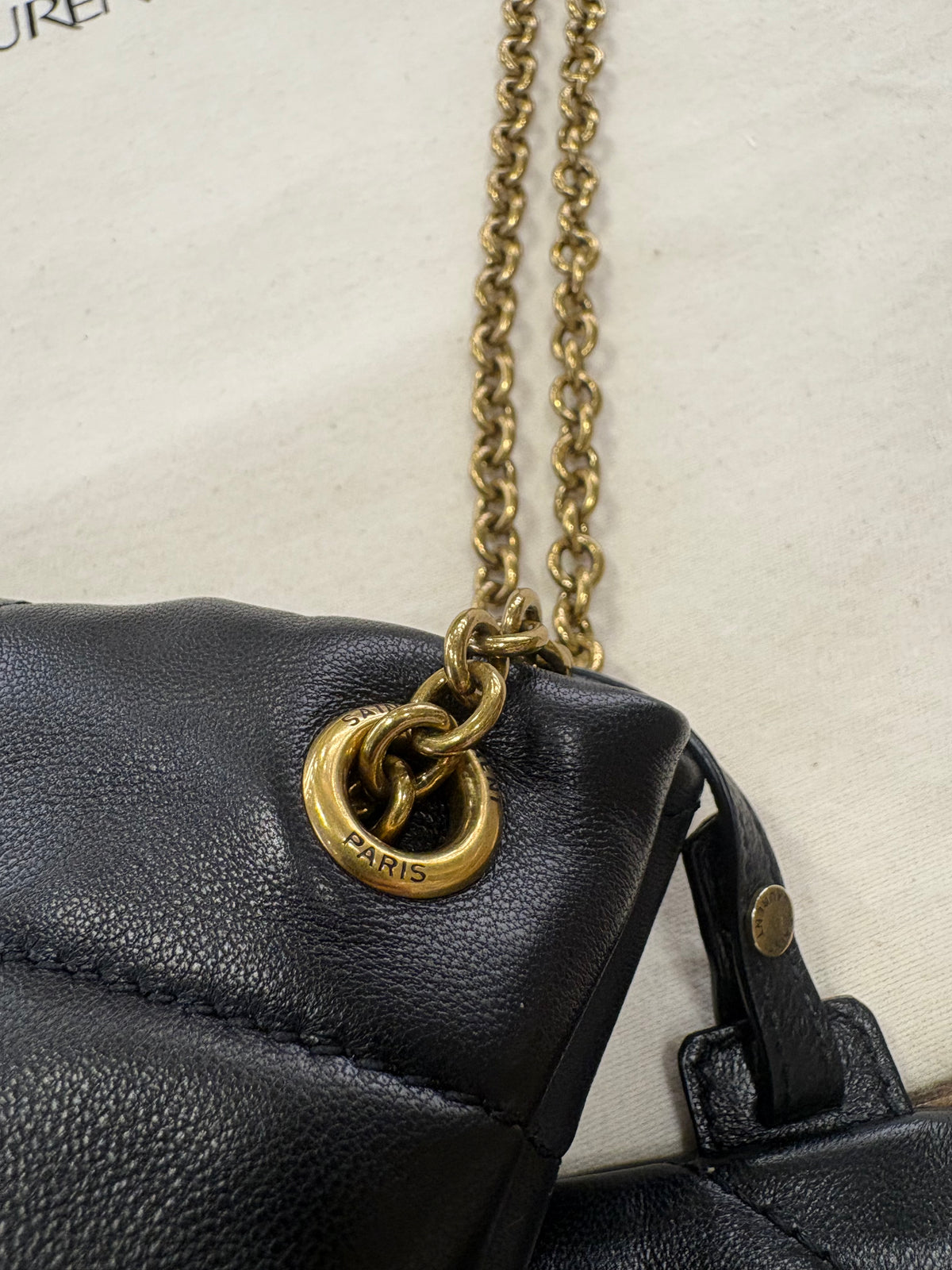 Saint Laurent Jamie Pochon in Nappa Trapuntata con Pochette Nuova Collezione . Nuova