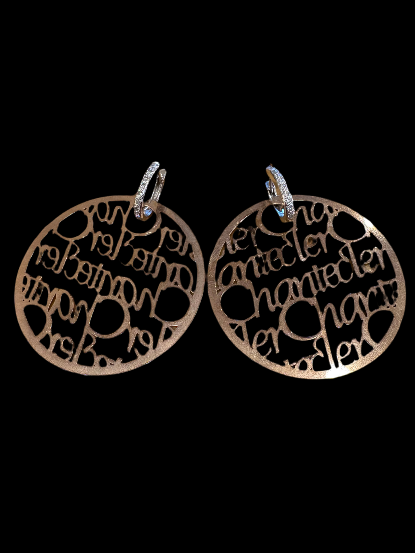 Chantecler orecchini oro rosa e diamanti