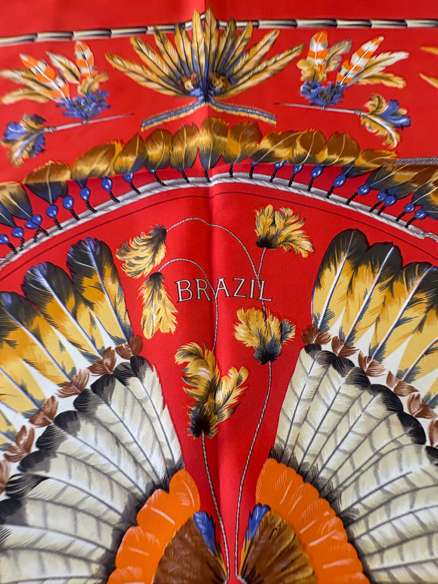 Hermès Paris scarf seta Brazil