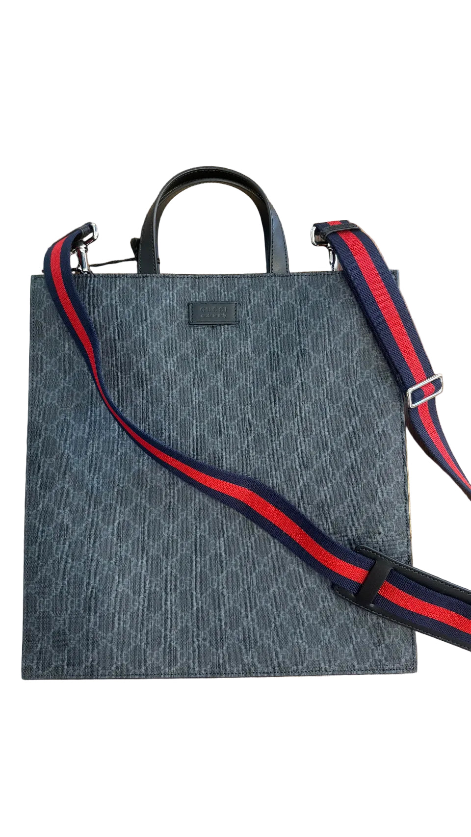 Borsa Tote Gucci GG Supreme con Tracolla Web