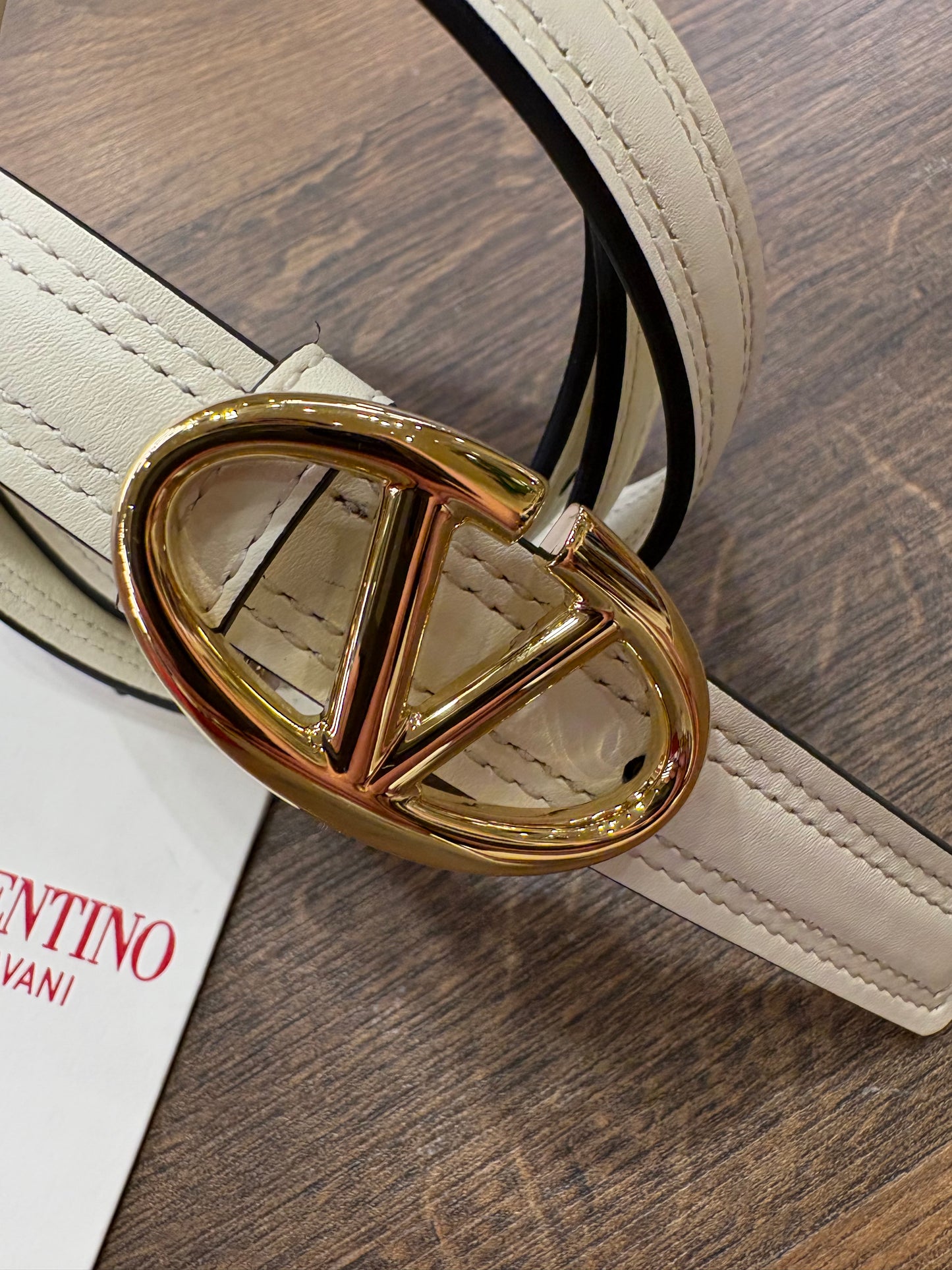 Valentino Garavani Cintura Sottile VLogo Signature "The Bold Edition" Mis.  90