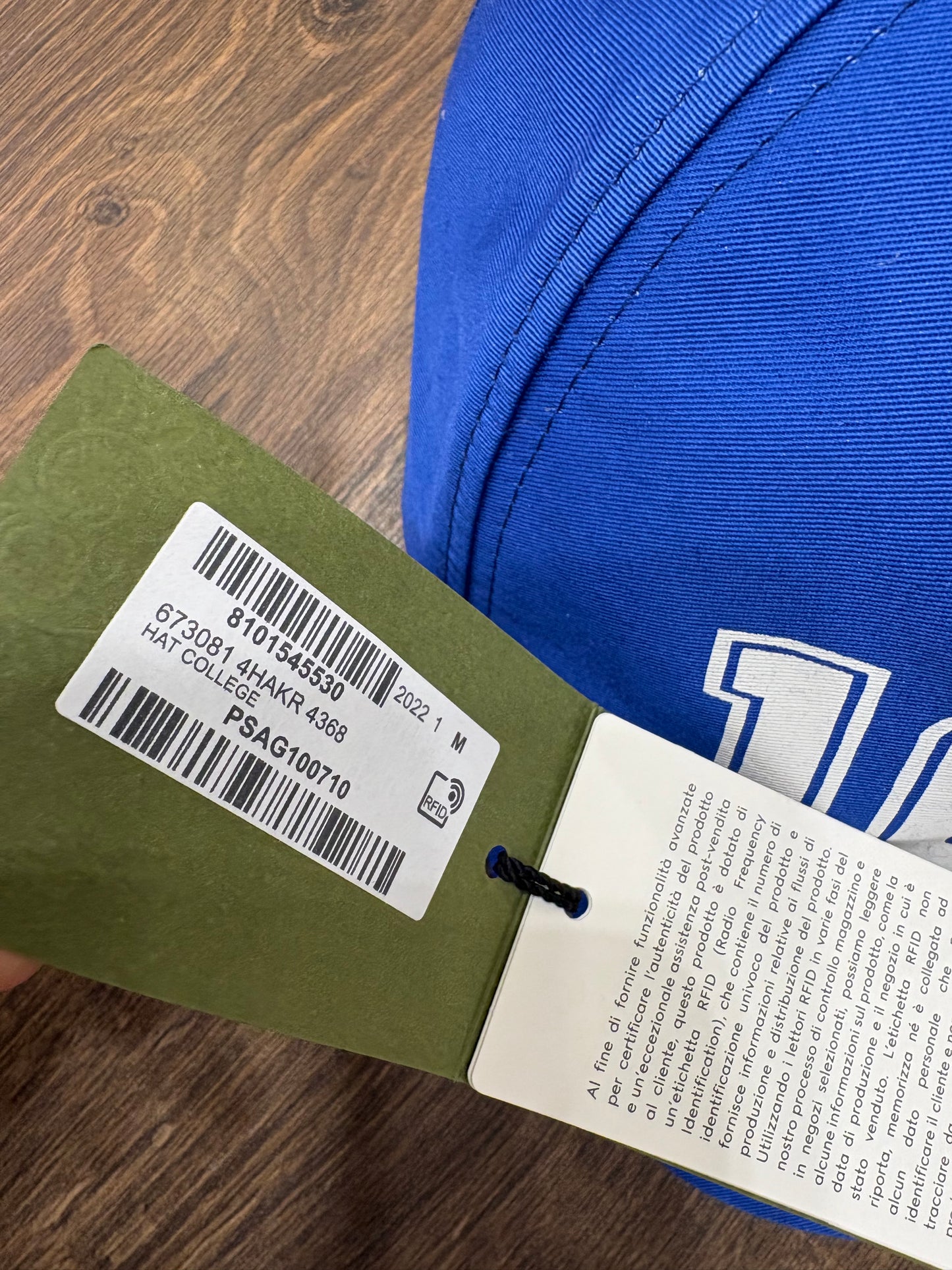 Gucci 100 Baseball Velcro Strap Cap