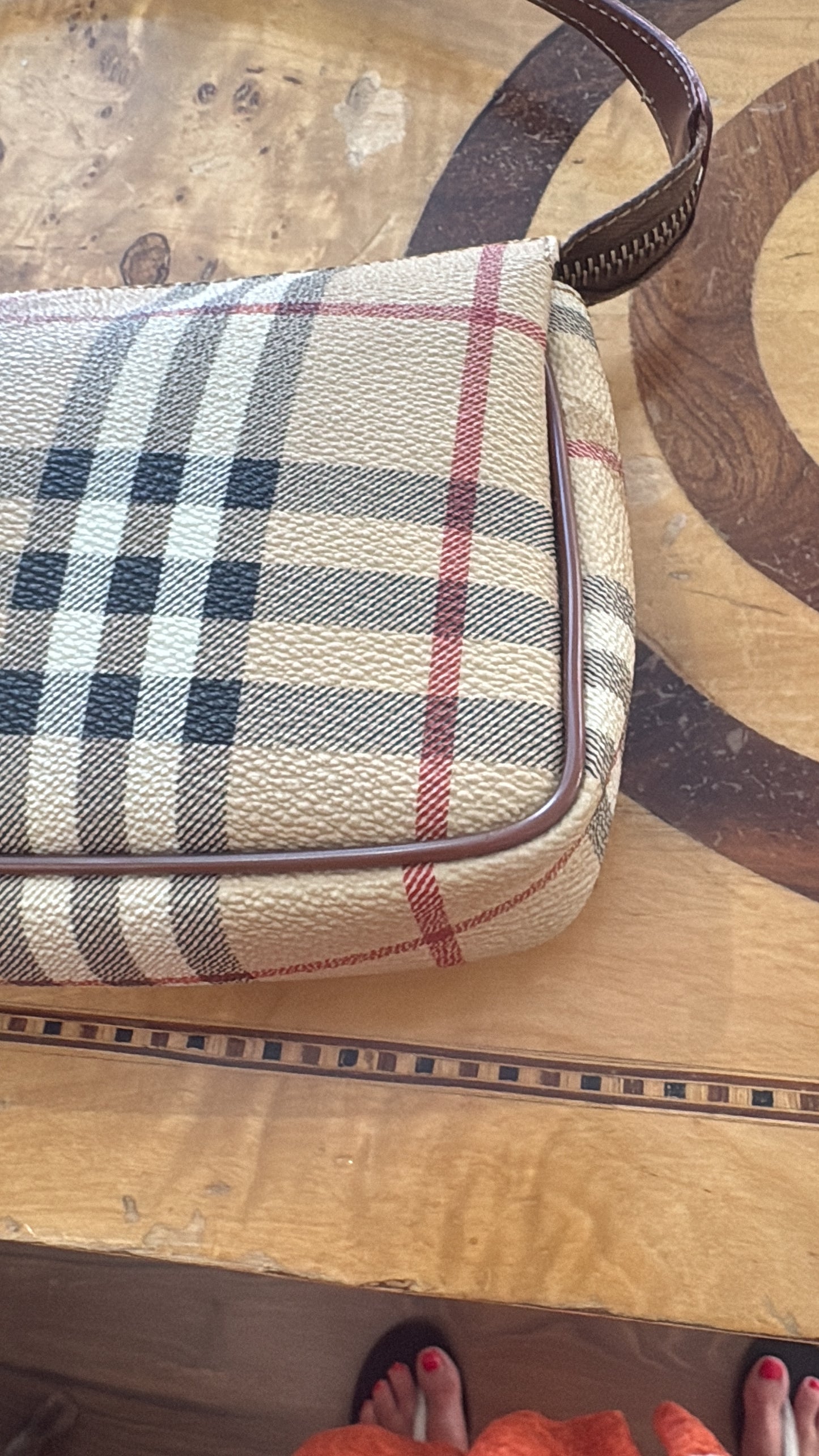 Burberry piccola borsa a spalla vintage
