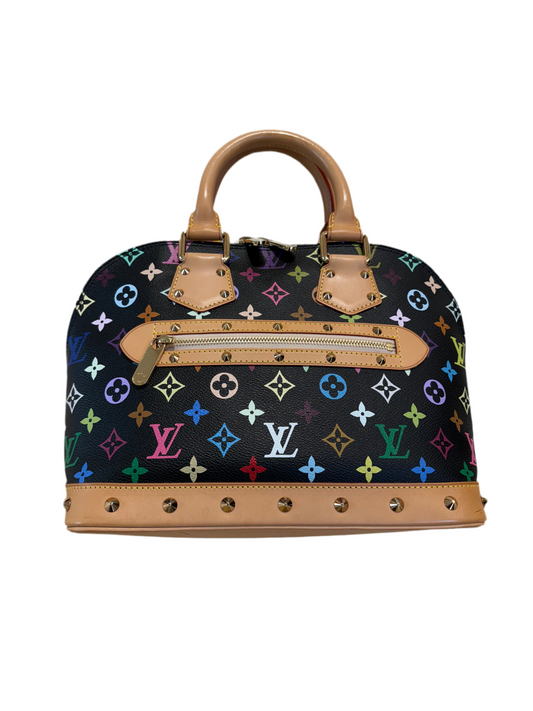 Louis Vuitton Alma tela multicolor noir Murakami