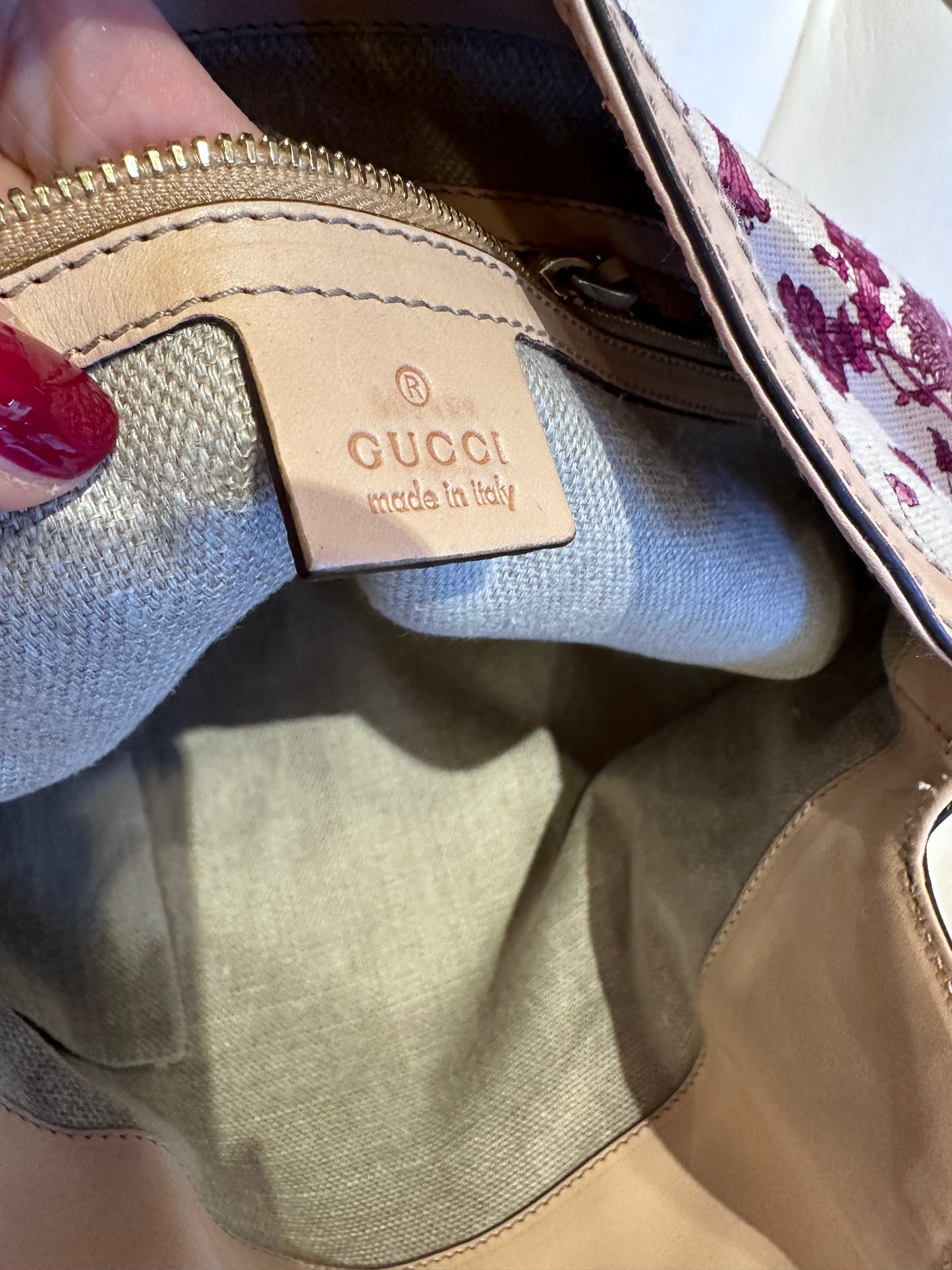 Gucci Peggy bag tessuto floreale