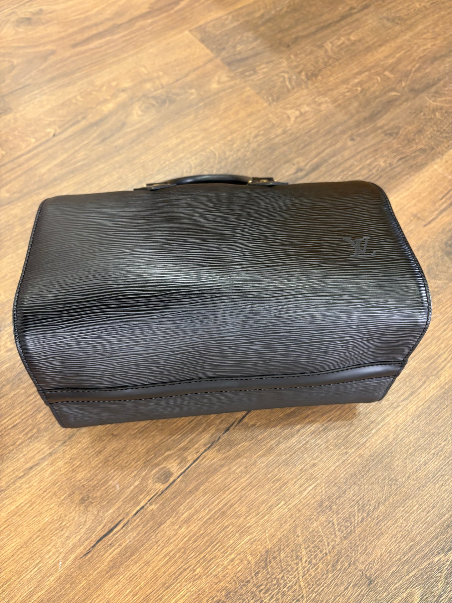 Louis Vuitton speedy in pelle epi nero