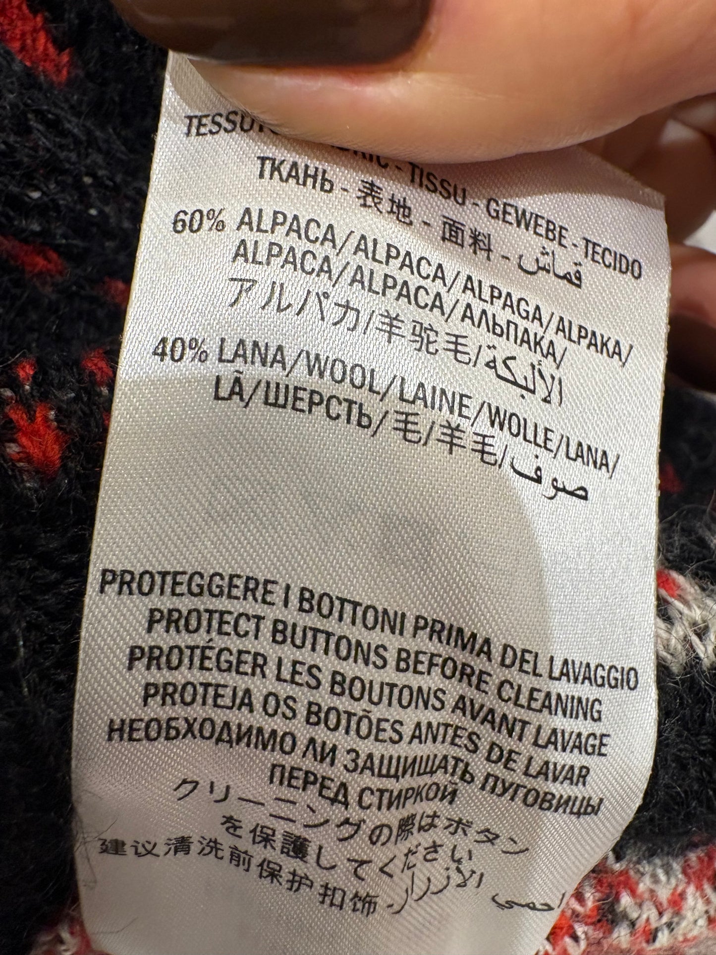 Gucci cardigan lana motivo GG