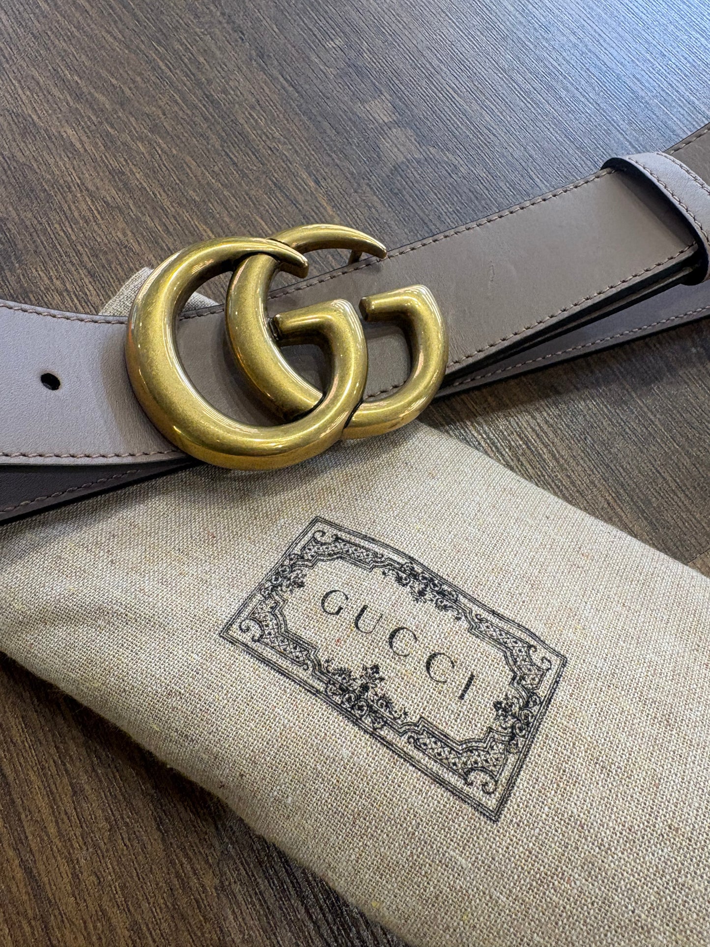 Gucci cintura in pelle mis . 65