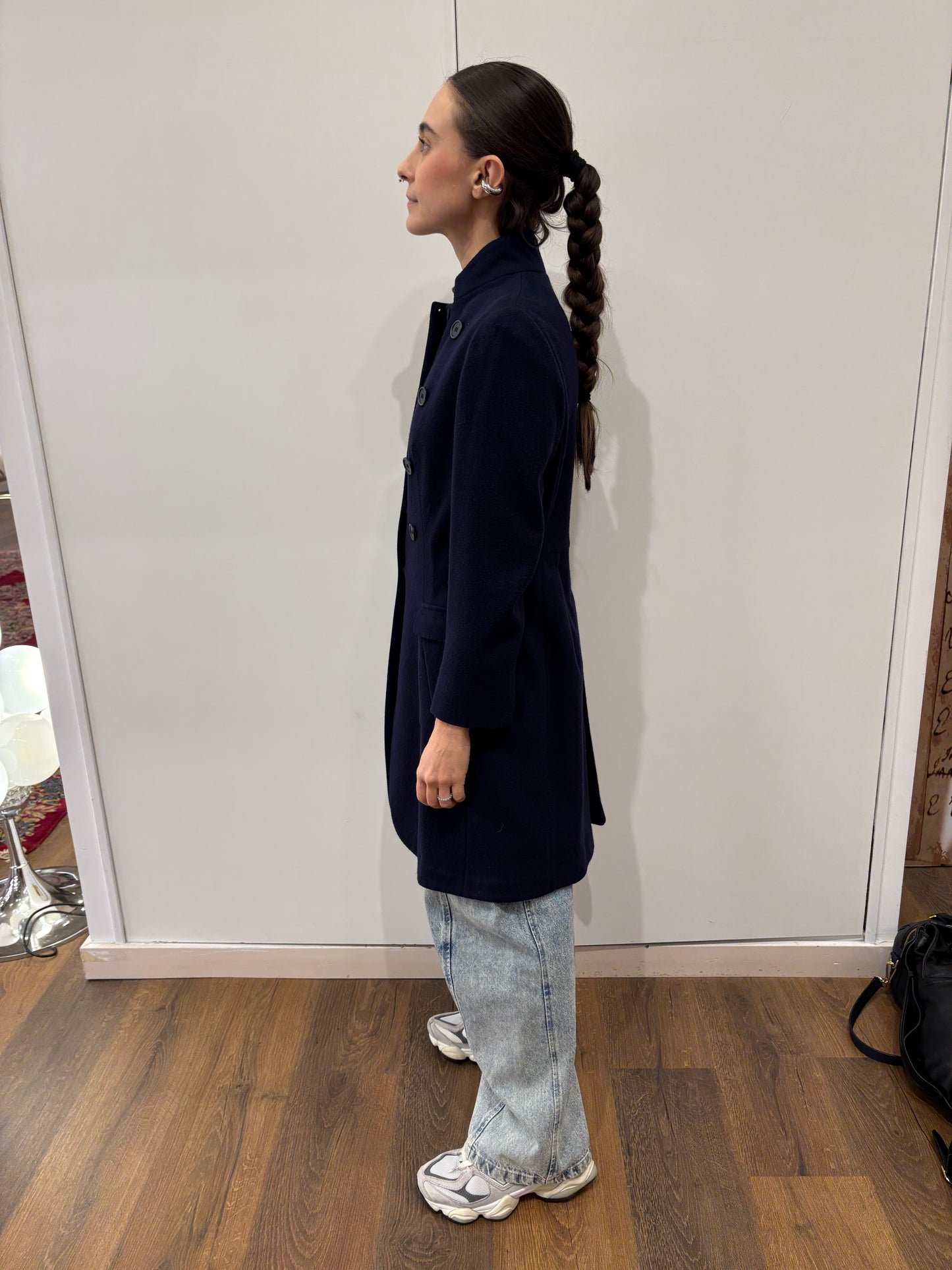 Brunello Cucinelli cappotto puro cashmere doppio petto 40