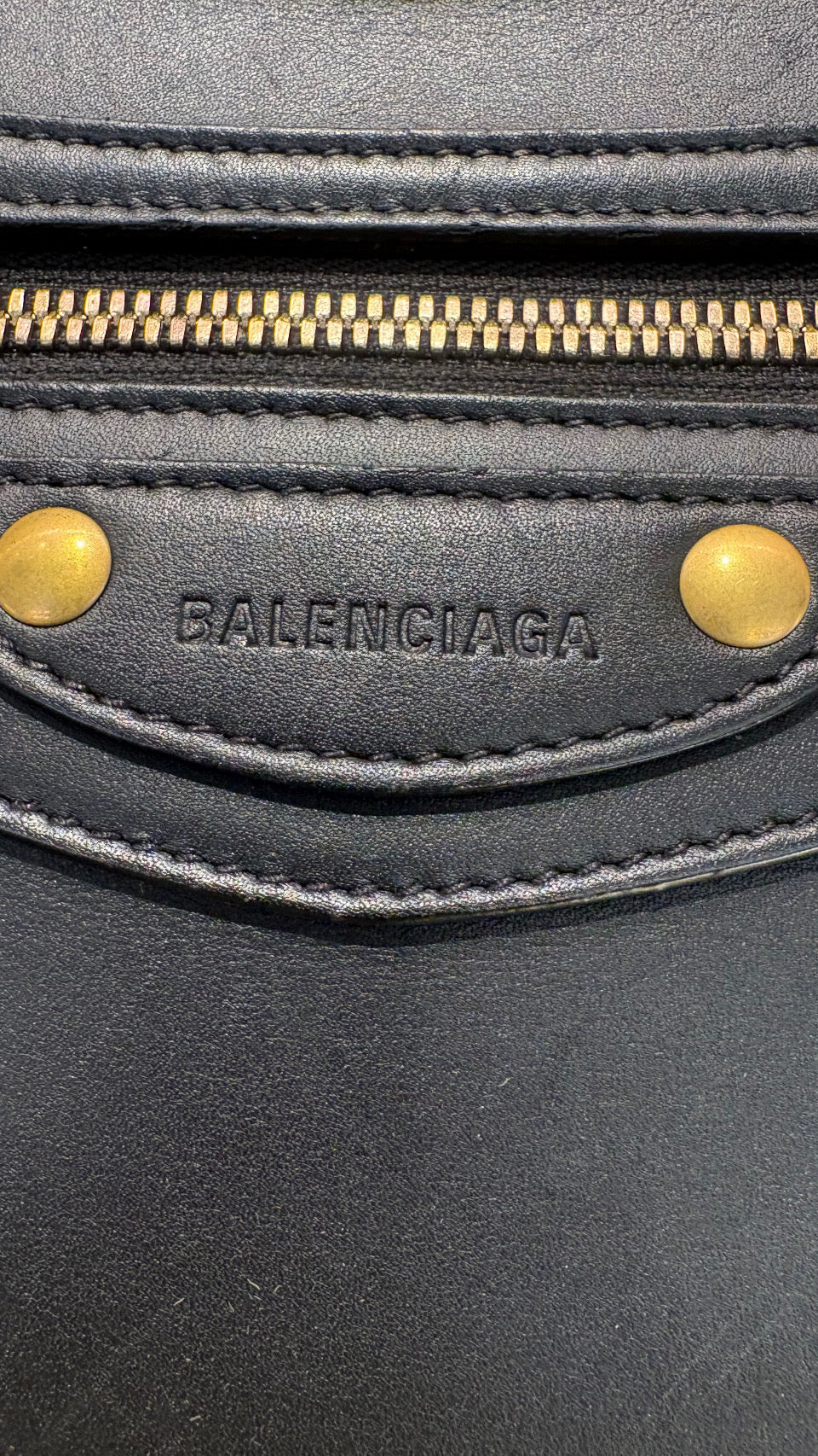 Balenciaga Borsa a Mano Neo Classic Small City in Pelle Liscia Nera