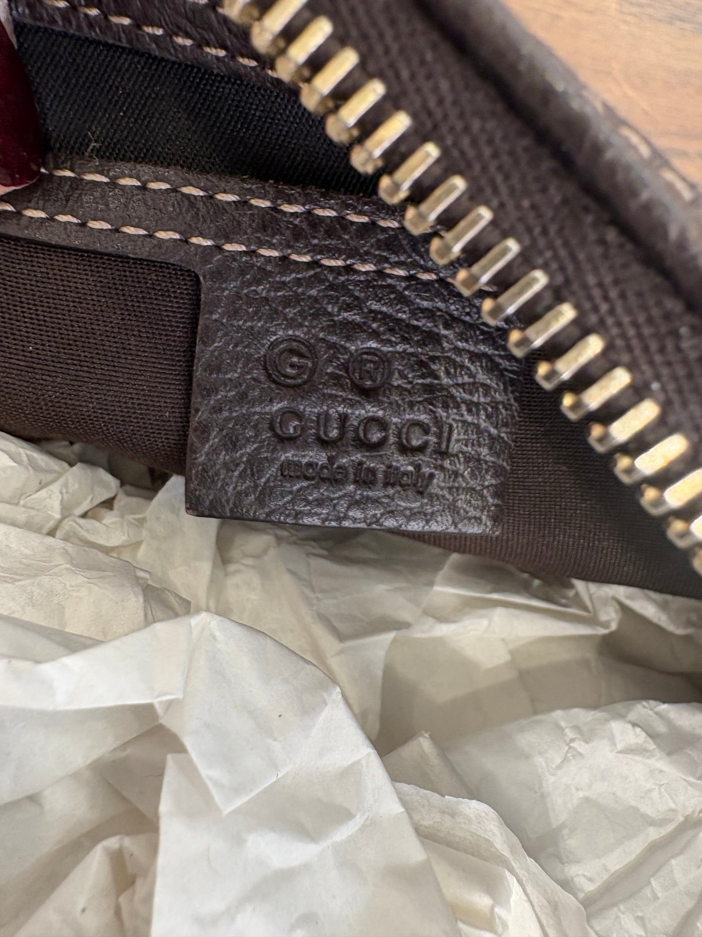 Gucci Bauletto Joy Boston Bag in Tela GG Crystal e Pelle