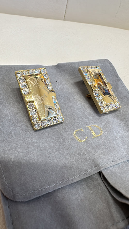 Orecchini Dior vintage vite e clips