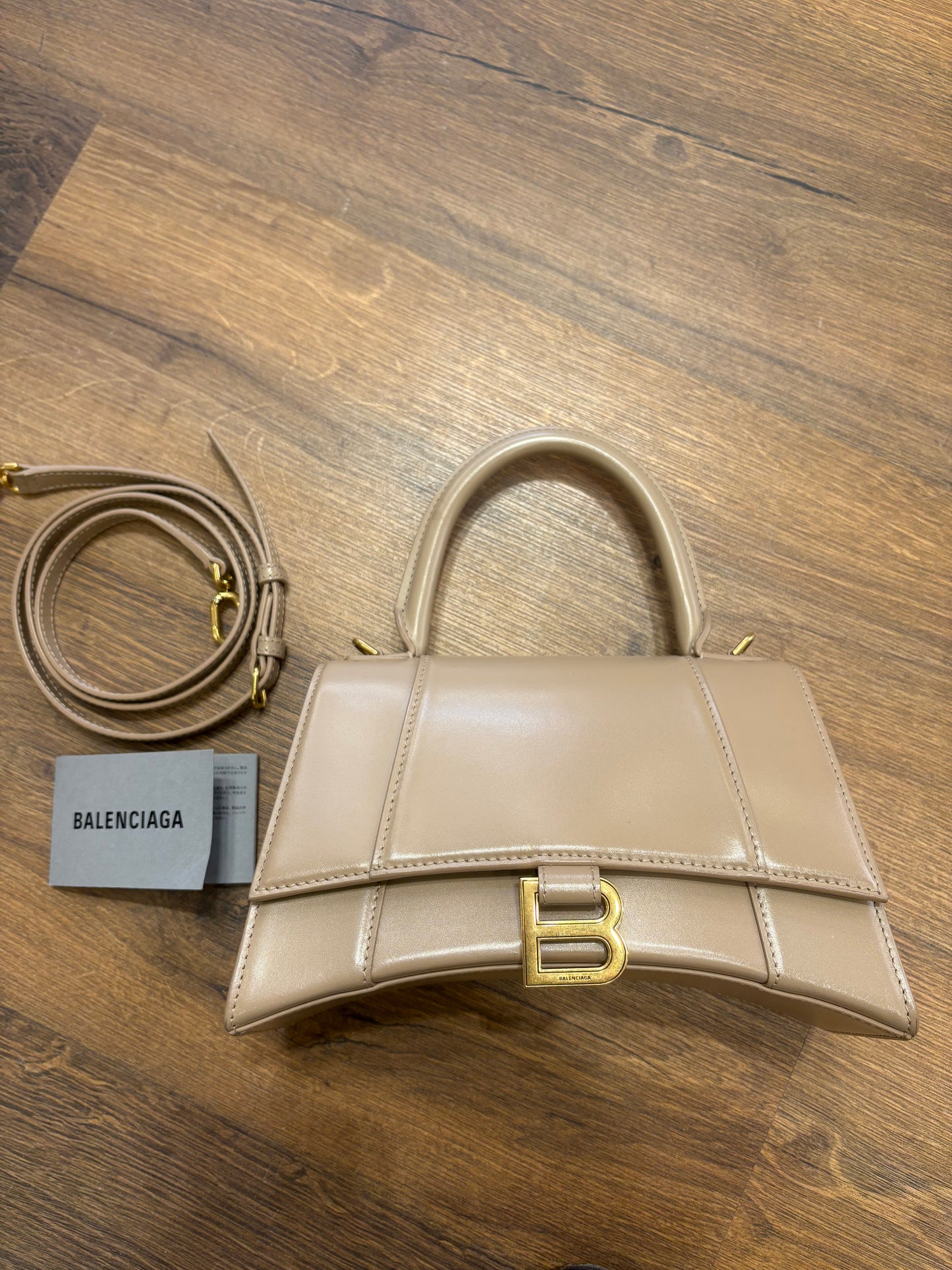 Balenciaga Hourglass Small: The Beige Heritage
