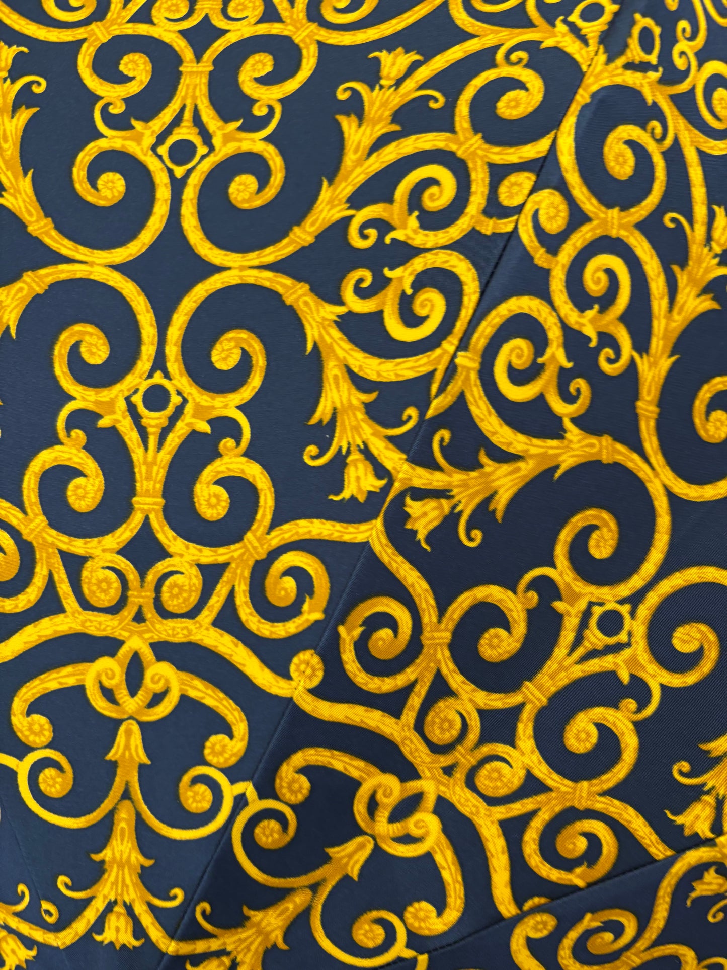 Versace ombrello  barocco blu giallo. Nuovo