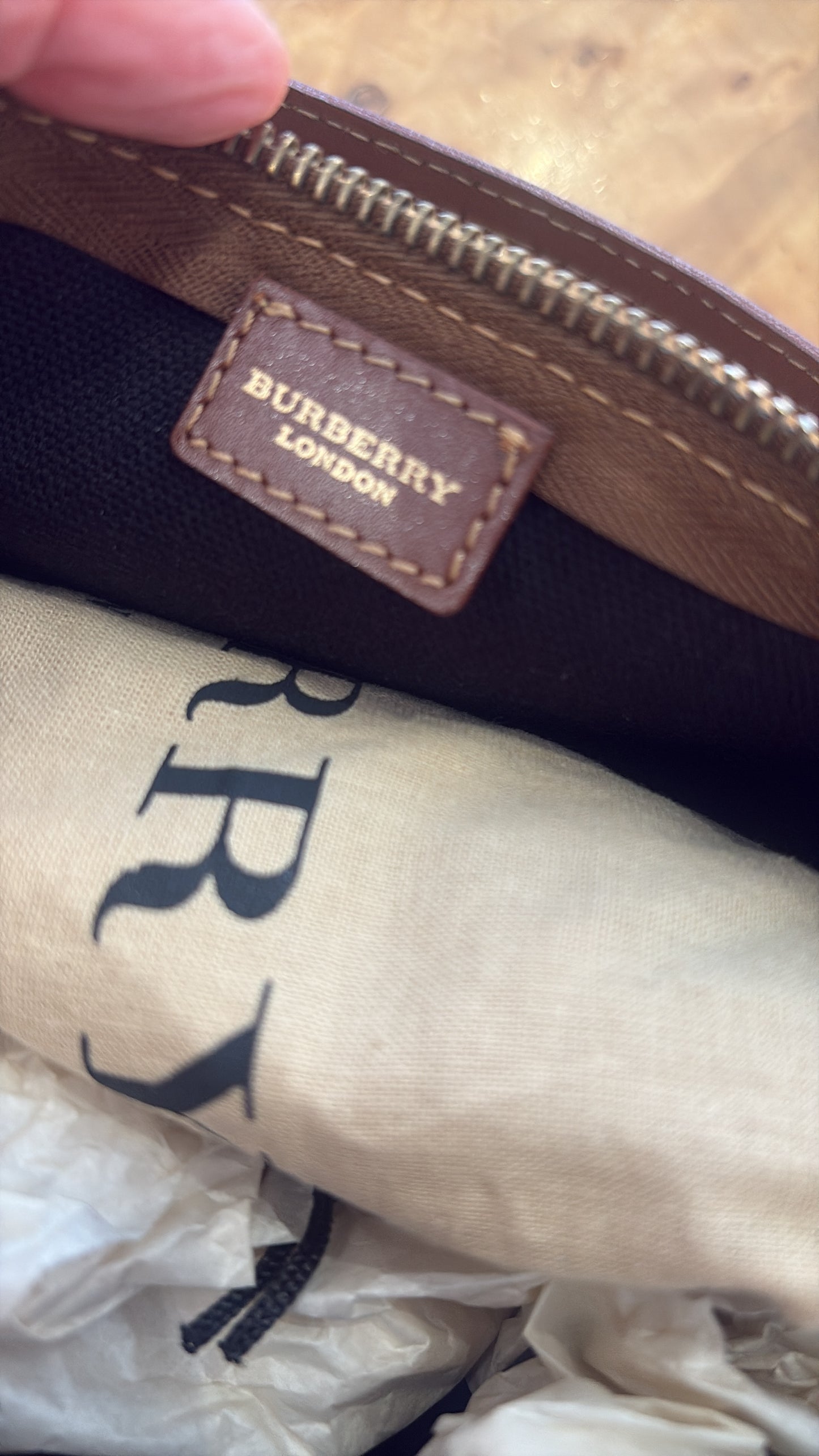 Burberry piccola borsa a spalla vintage