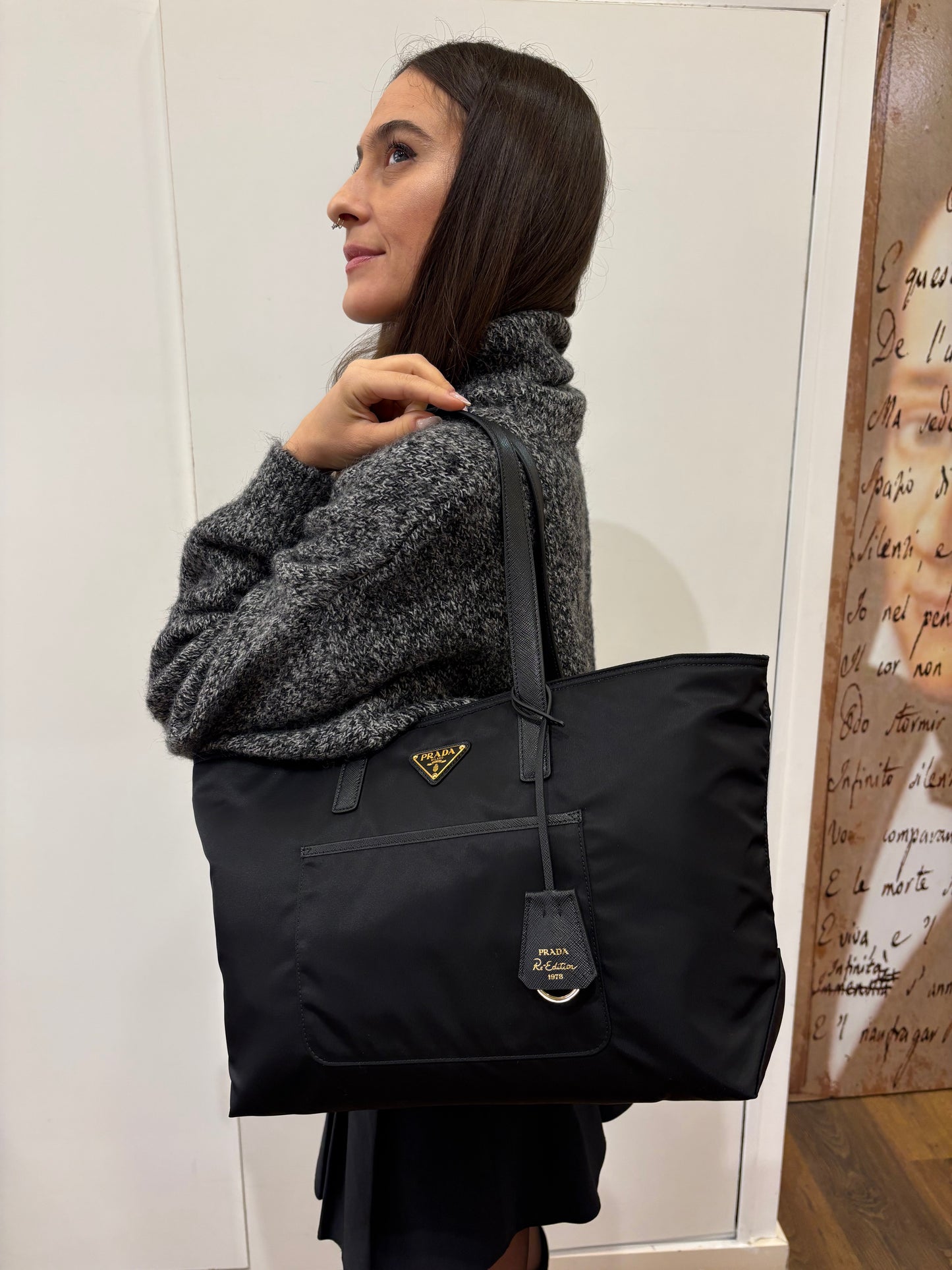 Prada shopping bag Re-Edition 1978 nuova