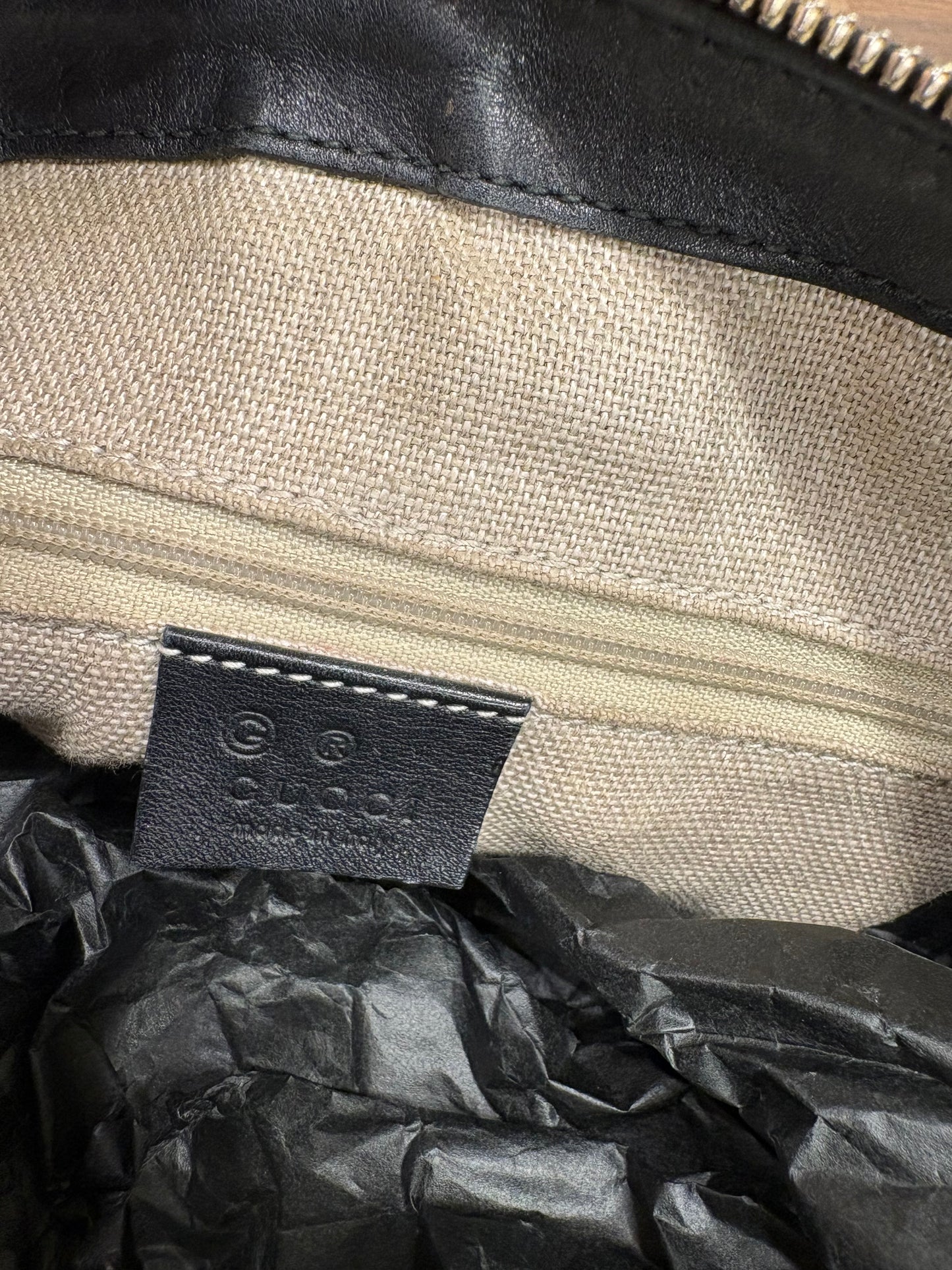Gucci Tote Convertibile in Pelle Microguccissima