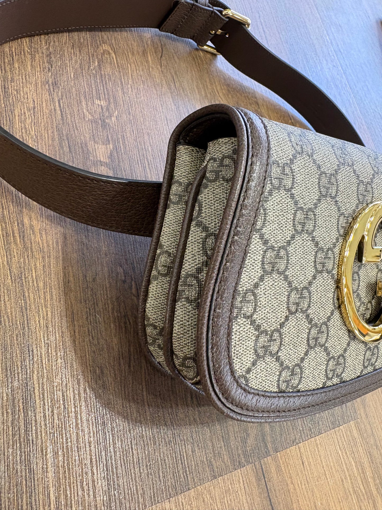 Gucci Blondie marsupio in tela GG Supreme e pelle