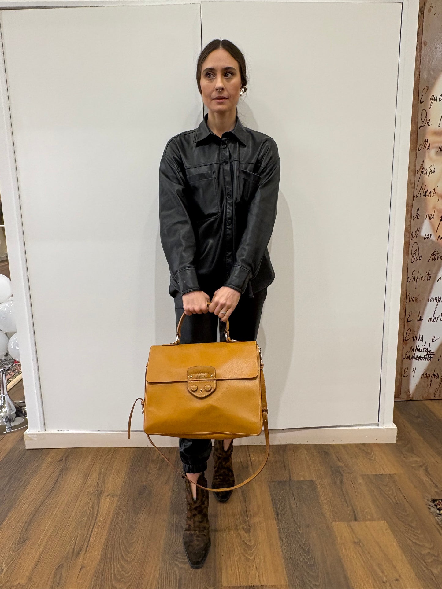 Prada borsa in pelle caramel