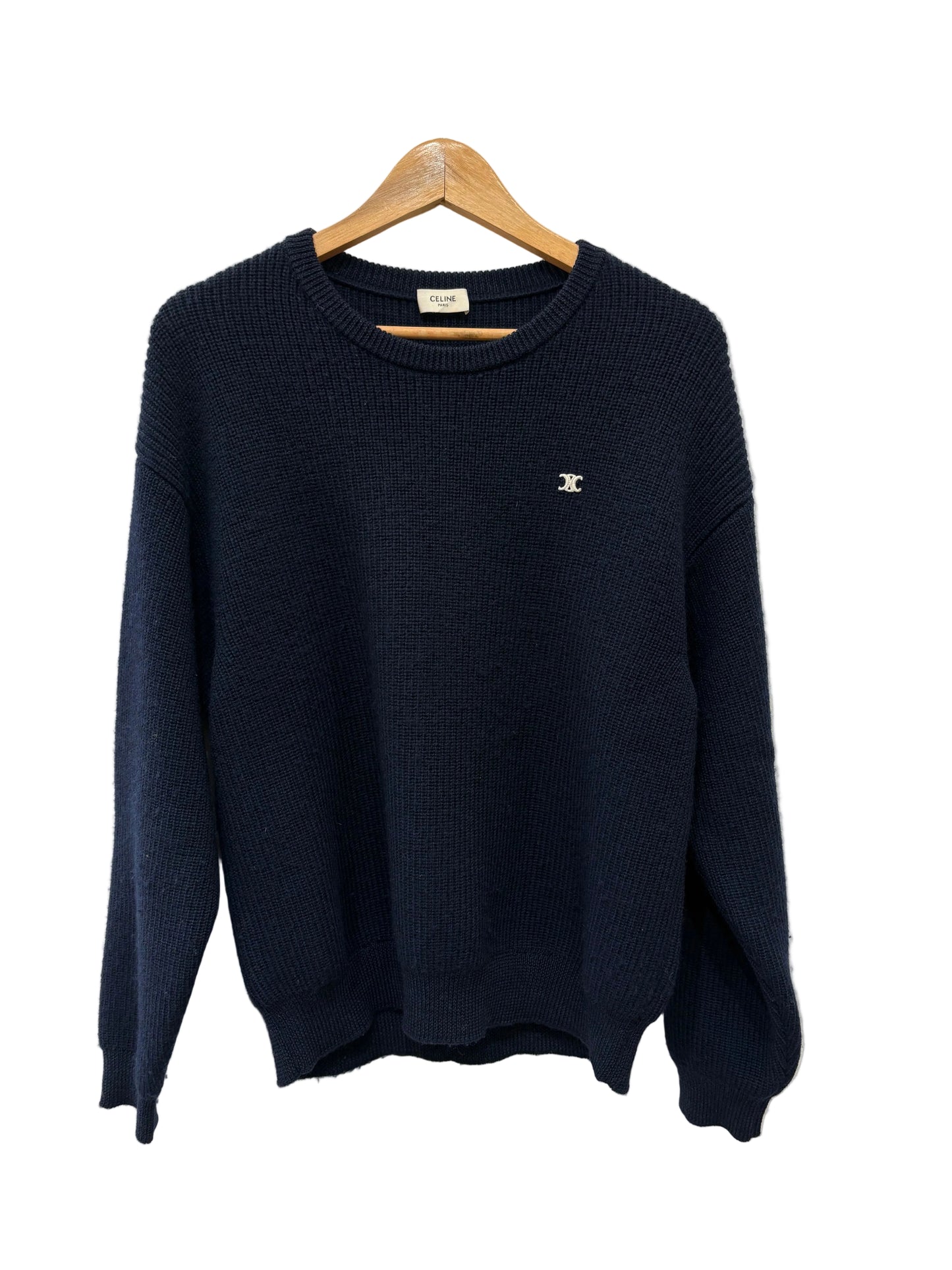 Celine maglione lana  blu