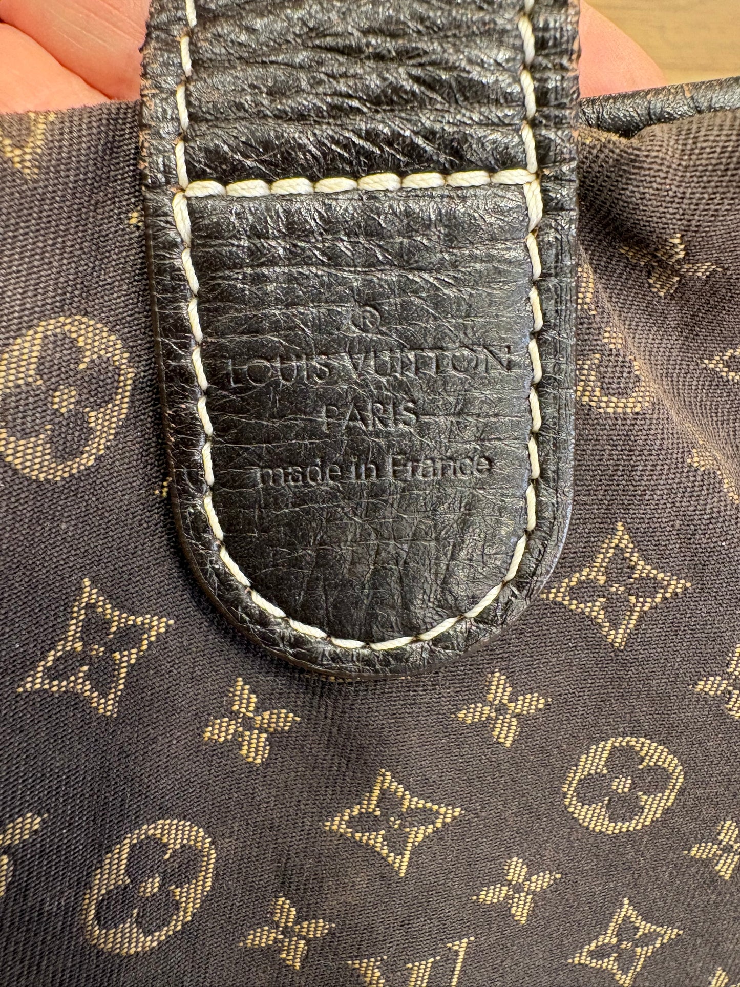 Louis Vuitton Monogram Idylle Elegie in tela marrone con finiture in pelle