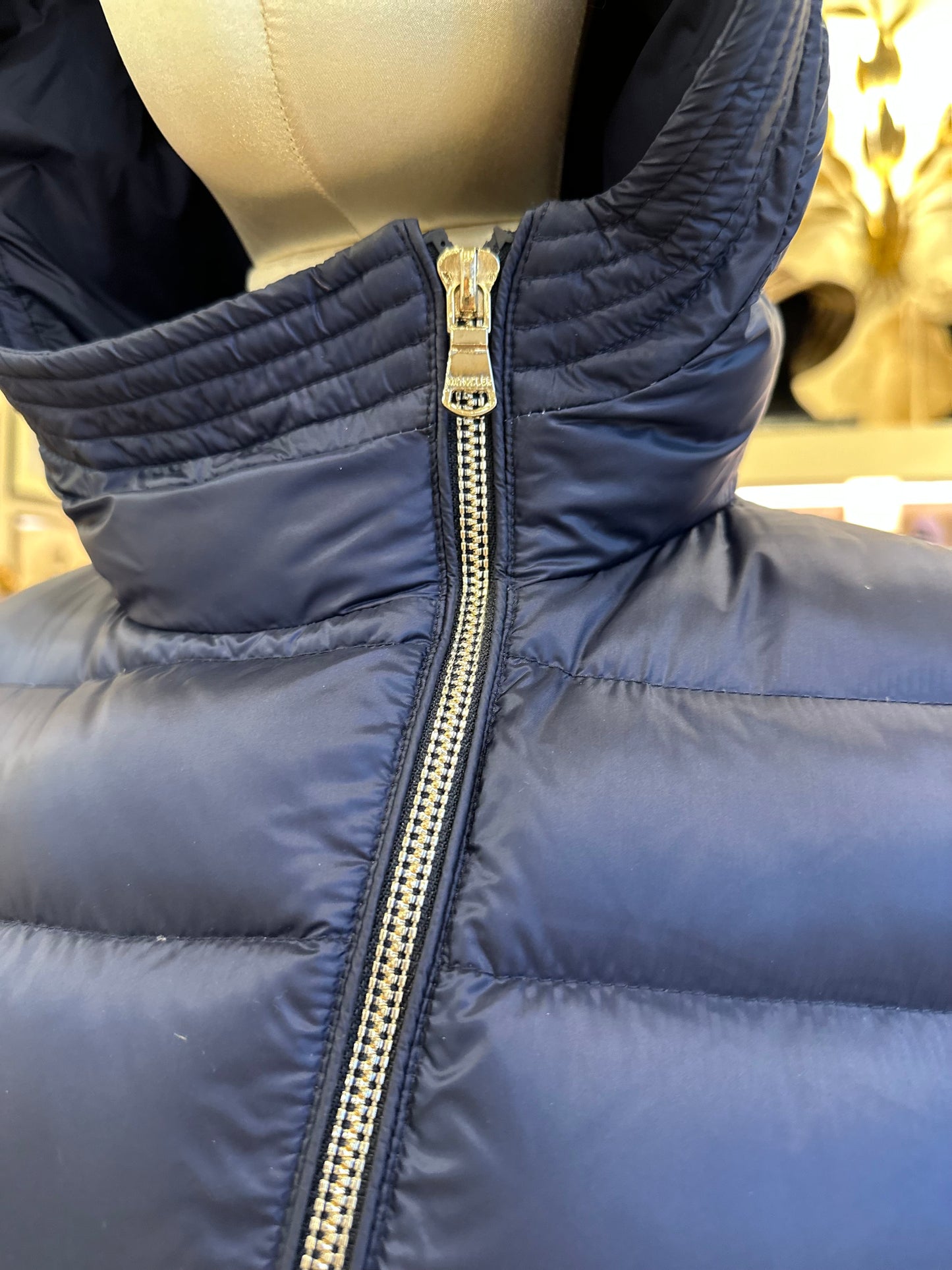 Moncler  piumino azzurro 14 anni 38/40 donna