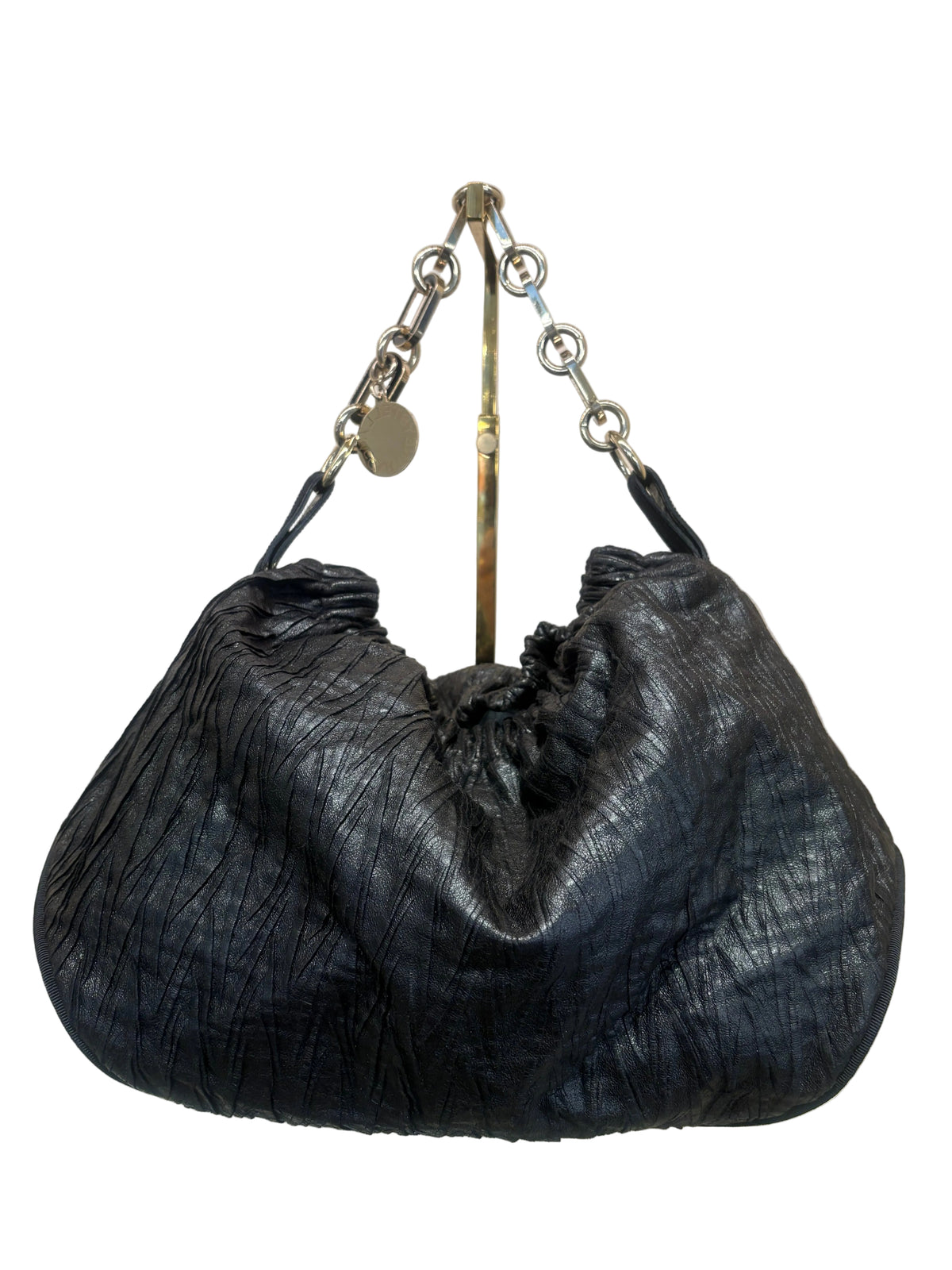 Stella McCartney Falabella Borsa Hobo Vintage in Ecopelle  Arricciata