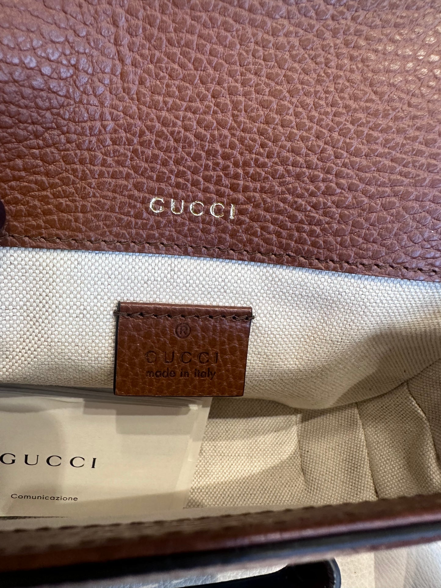 Gucci mini borsa denim 1955 nuova