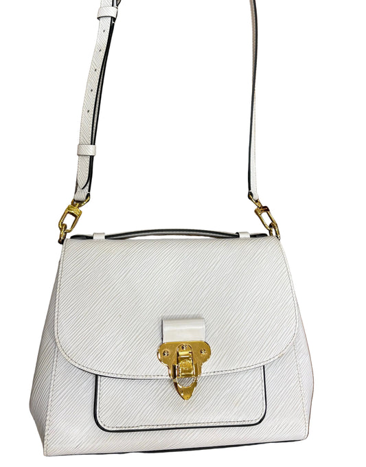 Louis Vuitton Boccador in pelle epi bianca