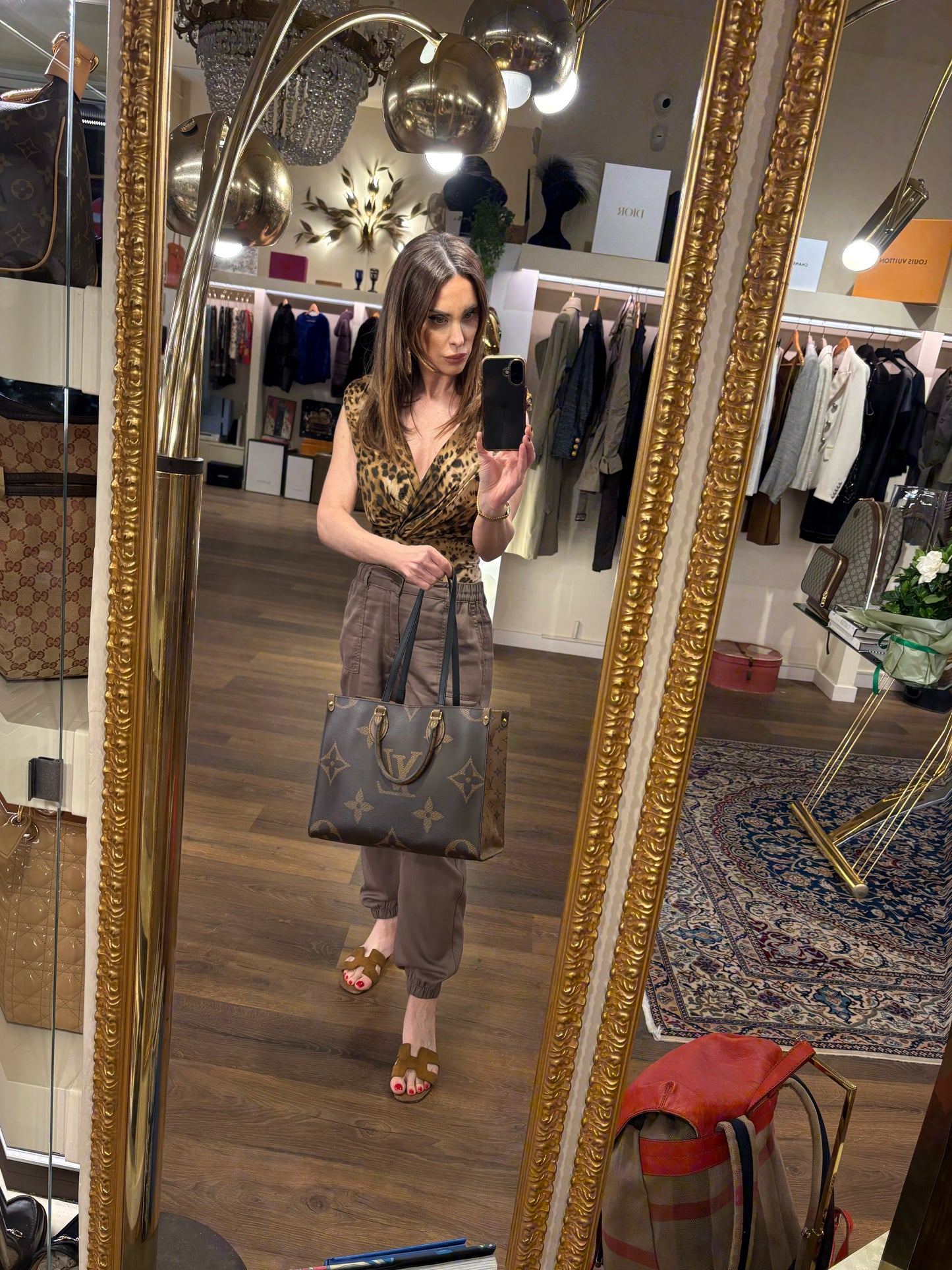 Louis Vuitton OnTheGo MM Monogram Reverse Canvas