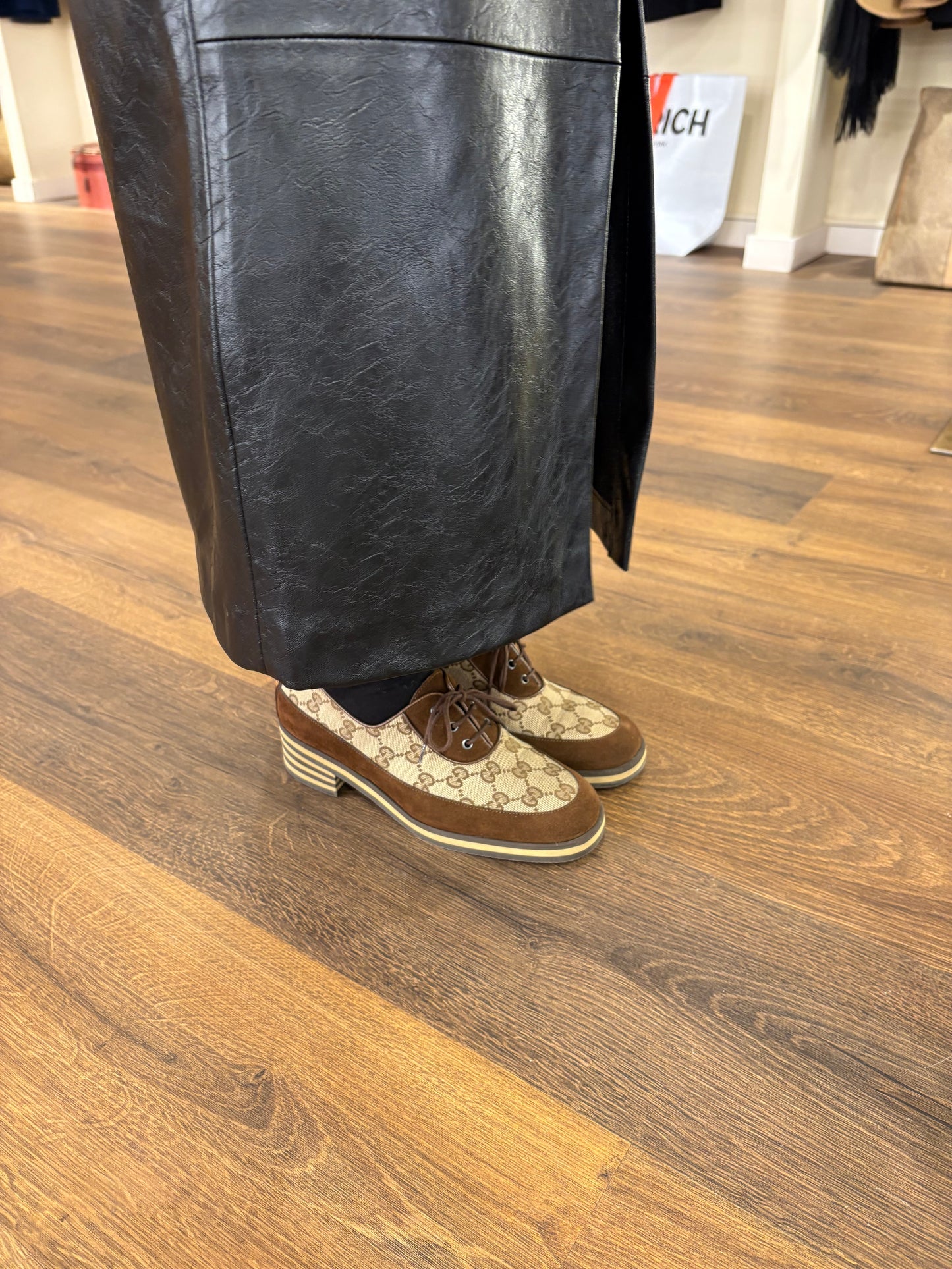 Gucci Thompson Derby GG canvas 36,5