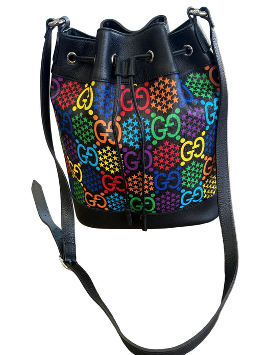 Gucci GG Psychedelic Bucket Bag