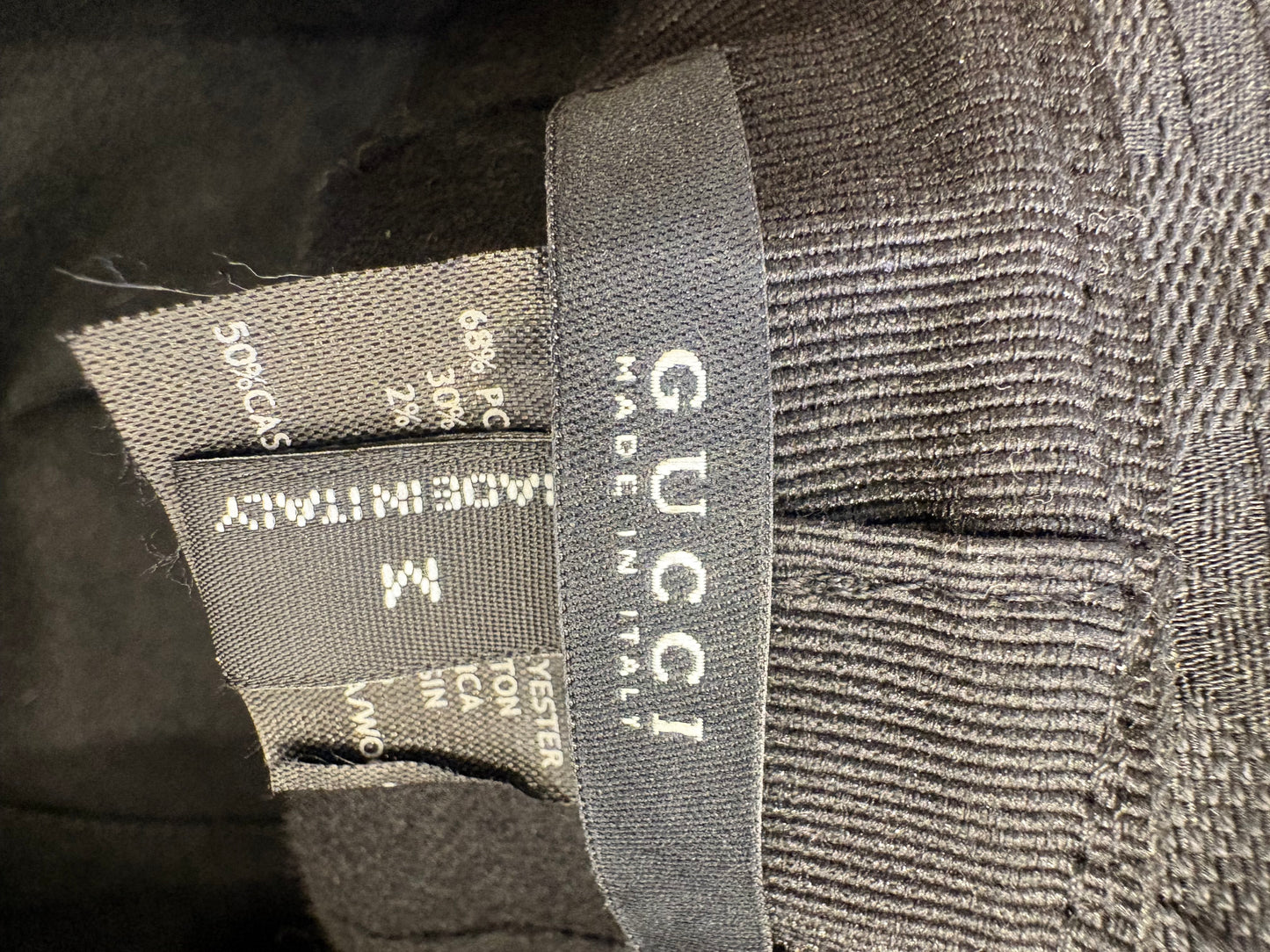 Cappello da Pescatore Gucci GG Supreme in Tessuto Tecnico e Cashmere-Lana