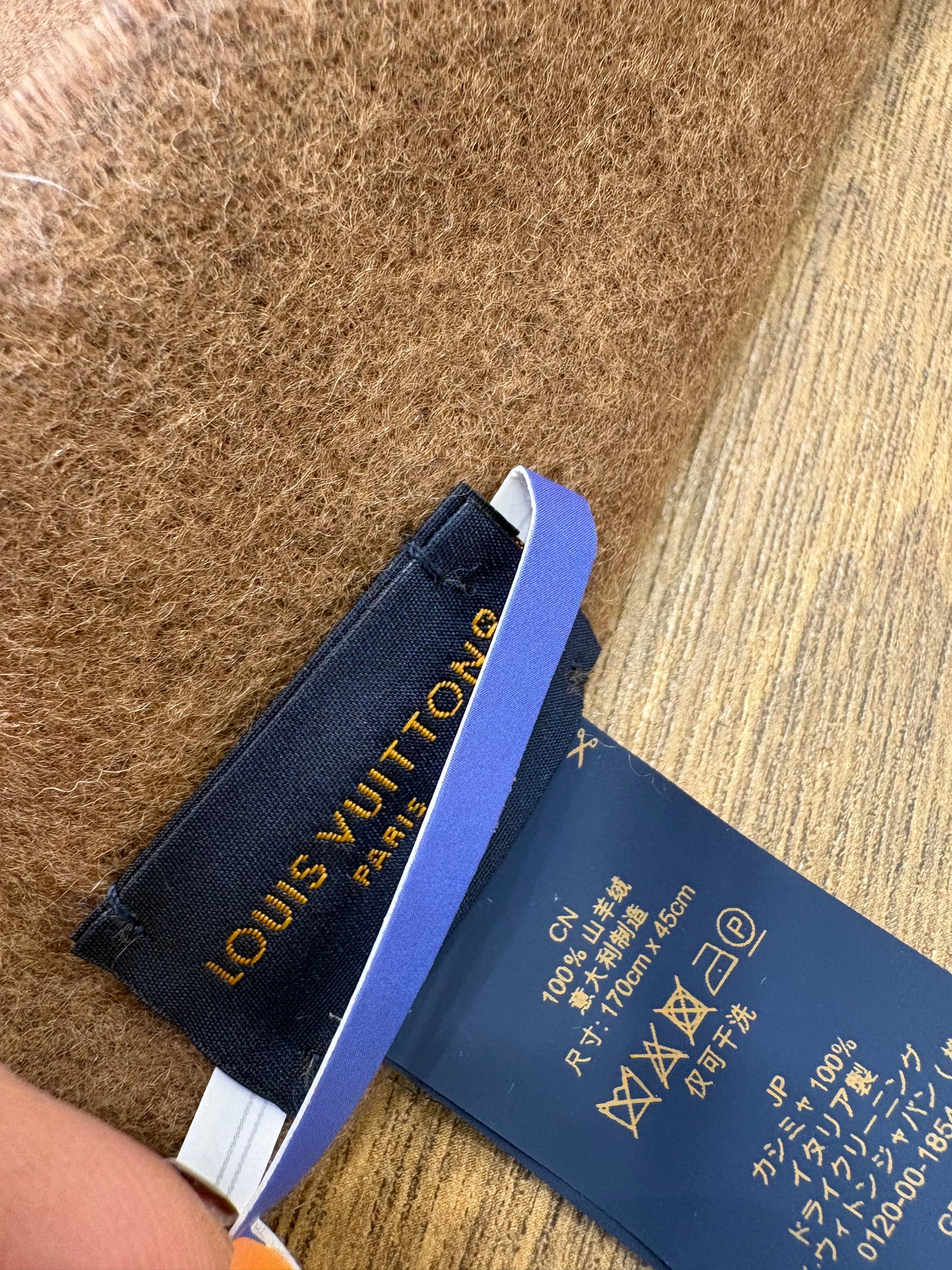 Louis Vuitton sciarpa grande Reykjavik motivo monogram Giant cashmere nuova