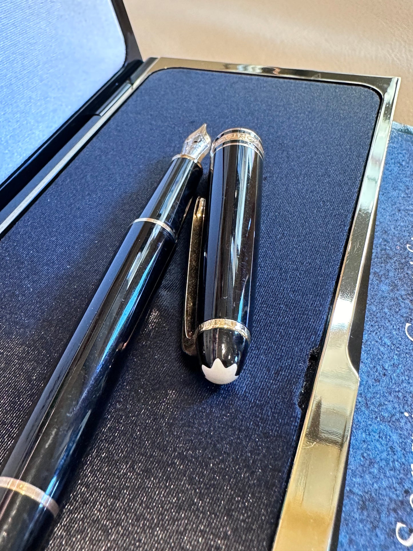 Montblanc penna stilografica pennino oro 18kt