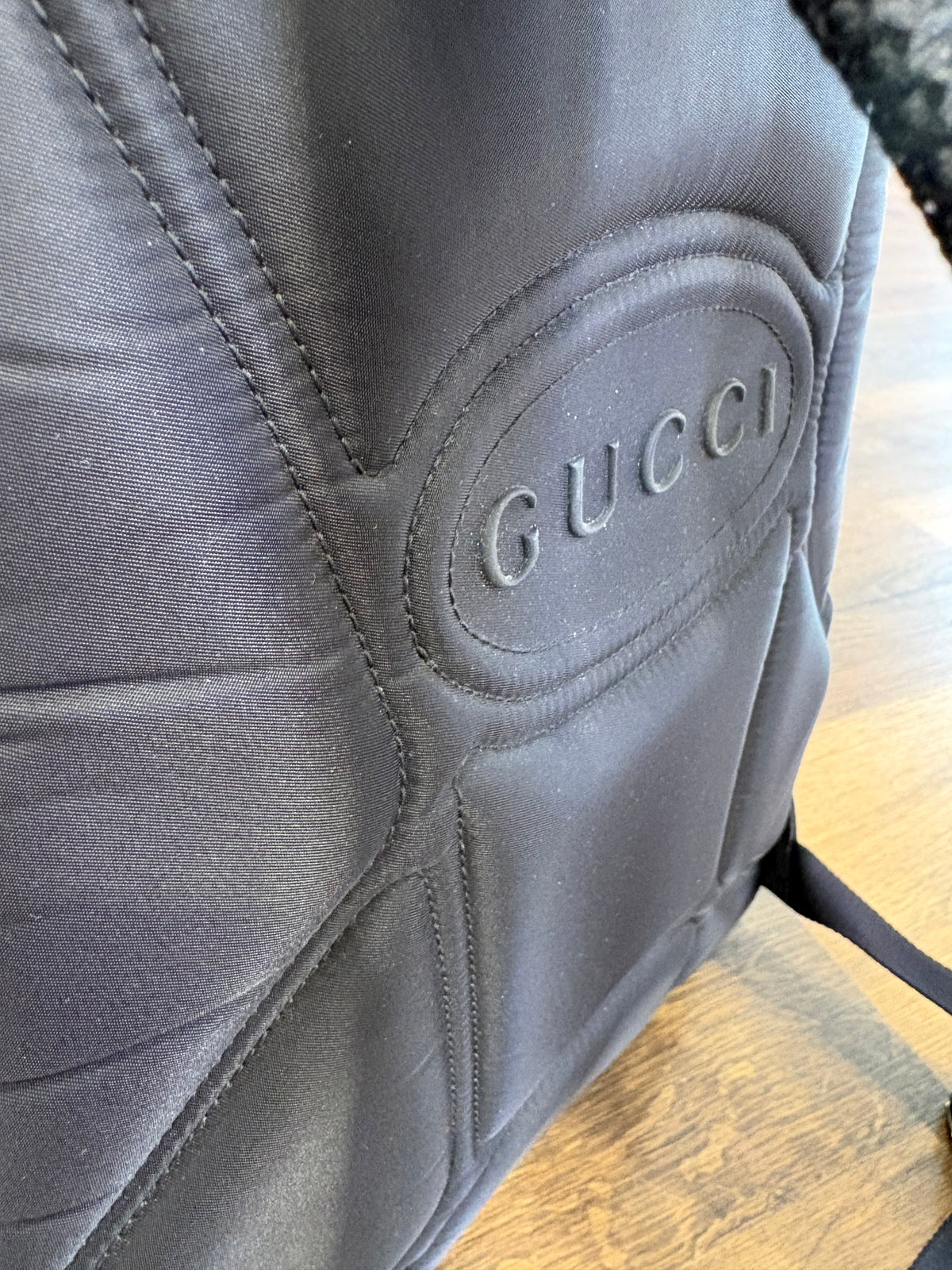 Gucci zaino Nexus misura media in nylon GG. Nuovo
