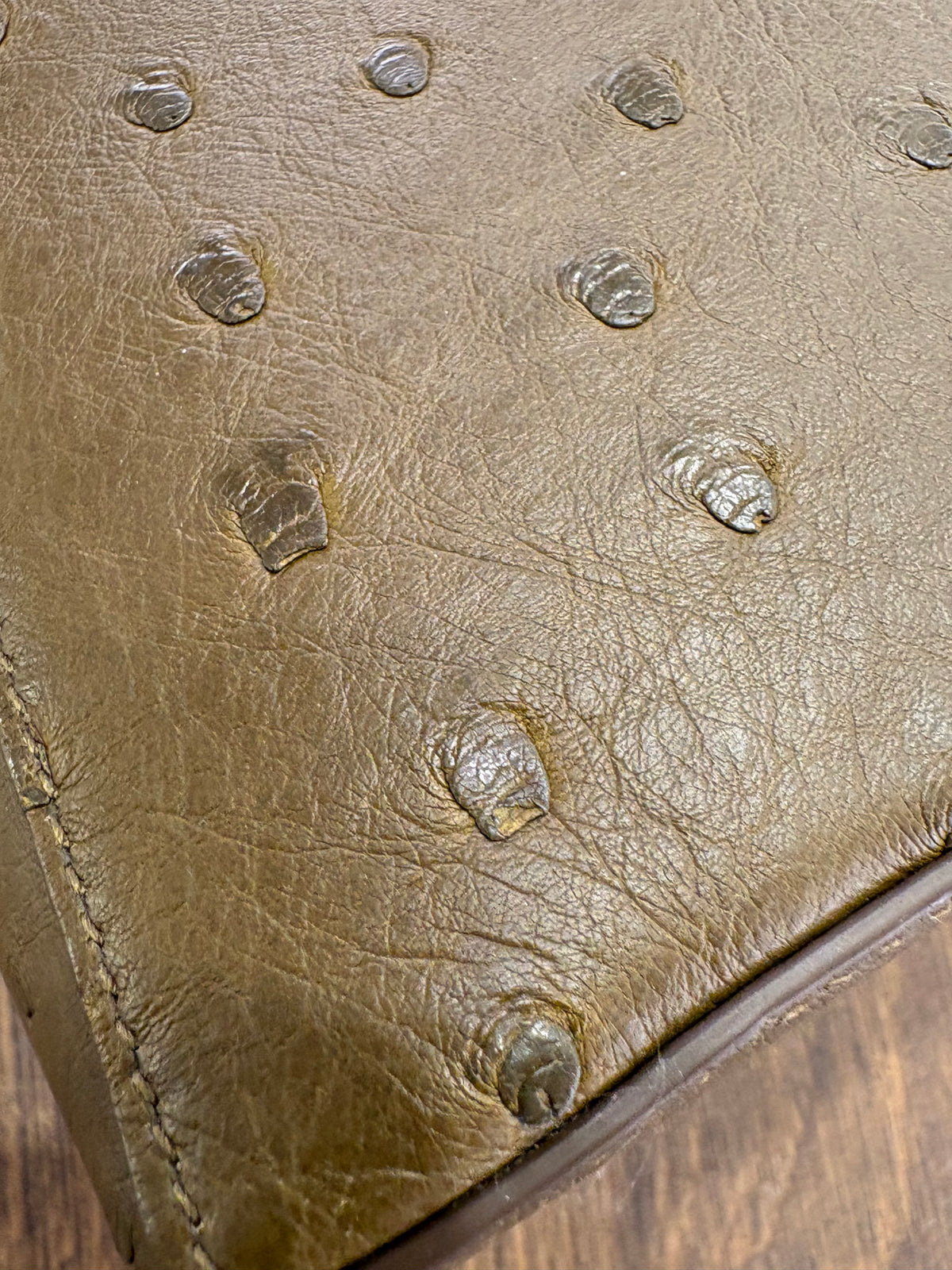 Loro Piana Extra Bag L27 in Pelle di Struzzo. Nuova